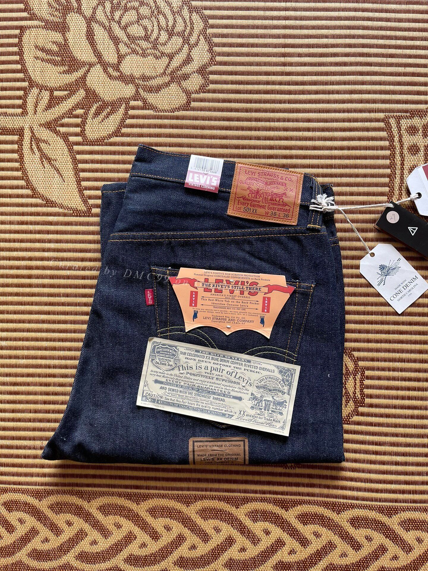 Levi's Vintage Clothing Levi's LVC 1947 501XX Jeans W38 Size US 38 / EU 54 - 1 Thumbnail