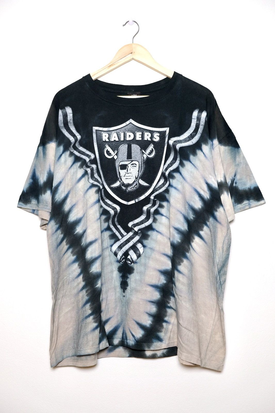 NFL × Vintage Retro Oakland Raiders NFL tie-dye t-shirt Size US XXL / EU 58 / 5 - 3 Thumbnail