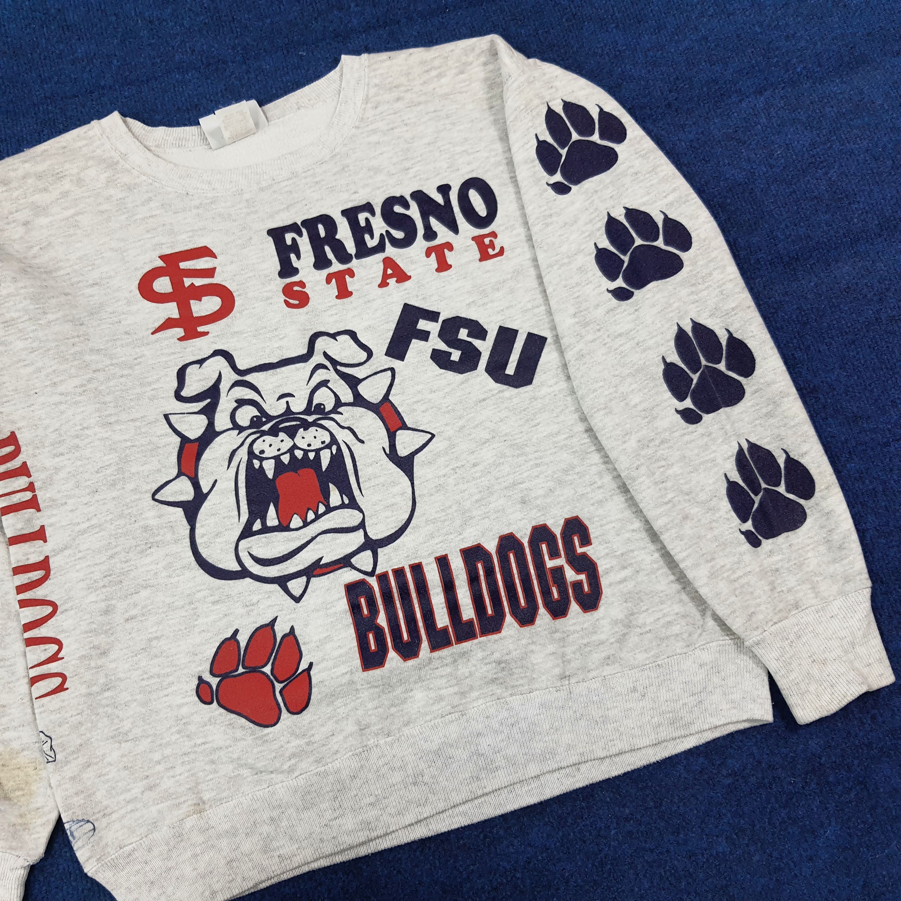 Lee Vintage 90s Fresno State Bulldogs NFL Team Sweatshirt C271N2 Size US M / EU 48-50 / 2 - 2 Thumbnail