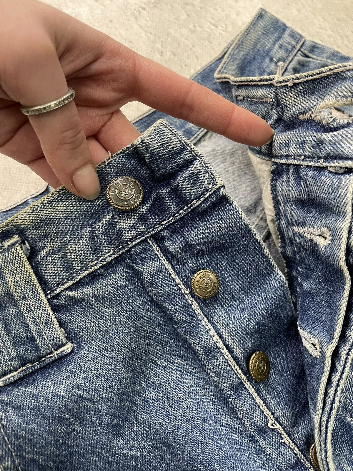 JNCO JNCO STYLE Y2K Vintage Wide Leg BAGGY Denim Jeans 90s USA Size US 33 - 6 Thumbnail