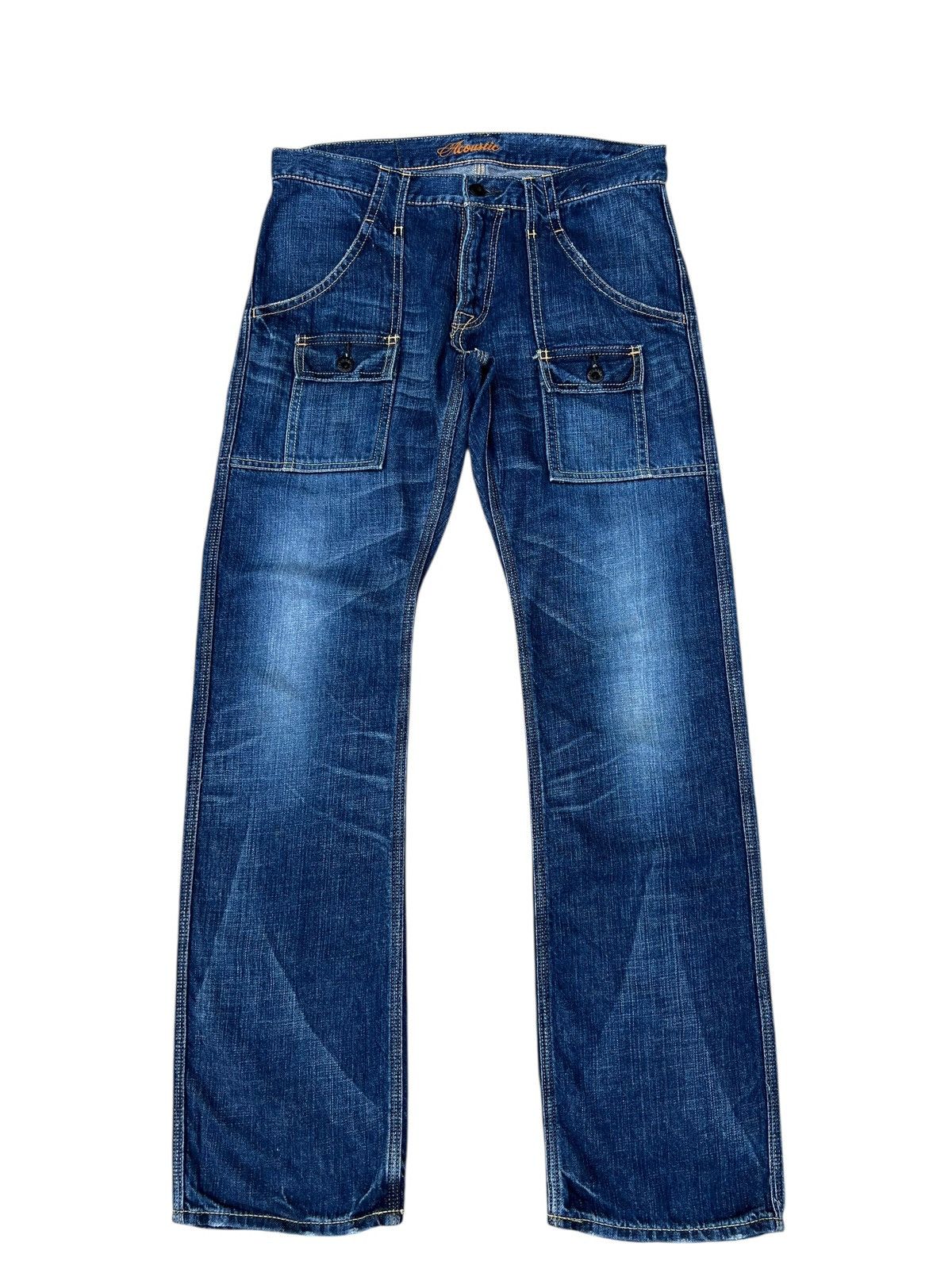 Shellac Acoustic Japan Bush Denim Jeans Size US 31 - 1 Thumbnail