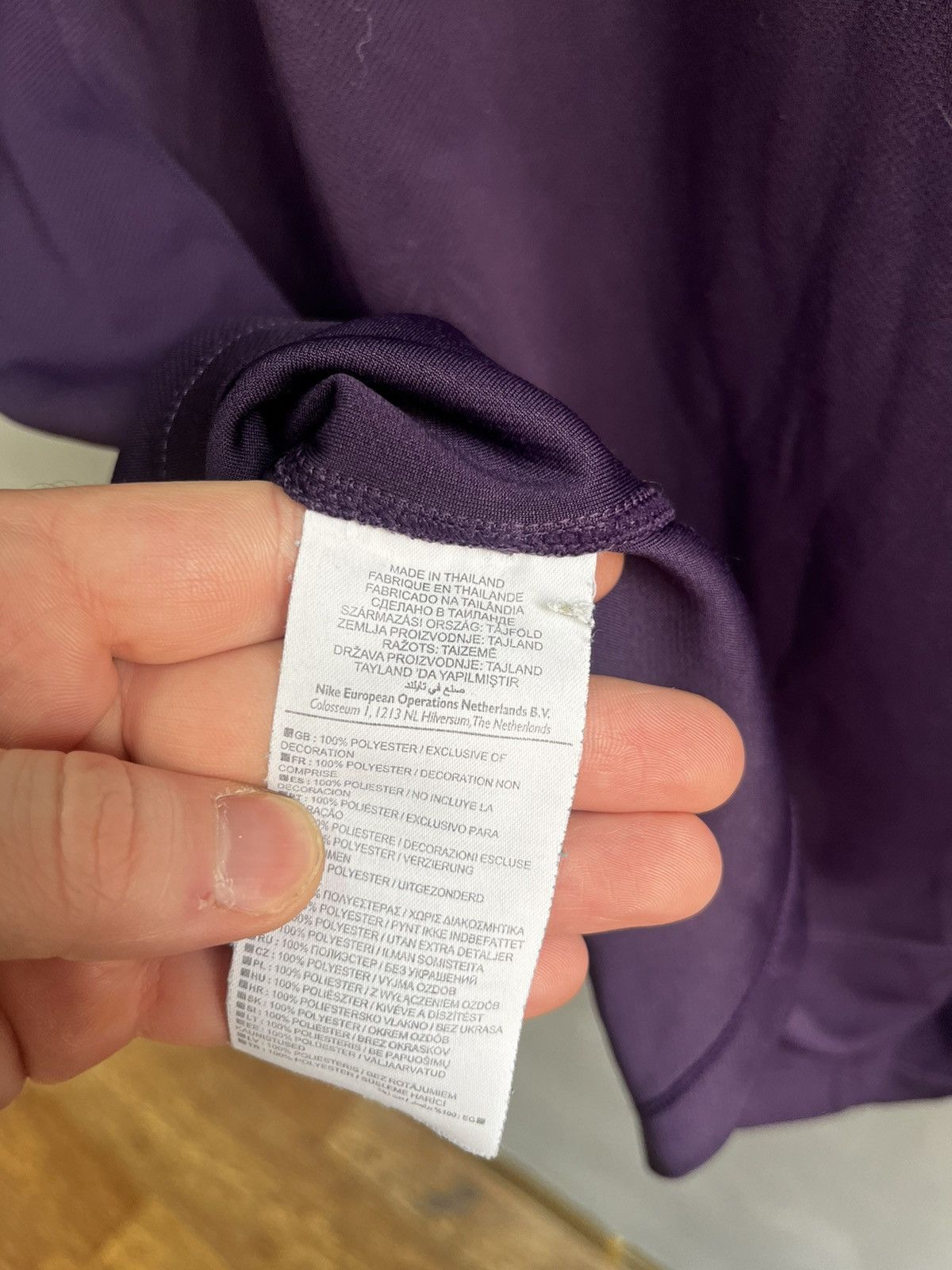 Nike × Vintage Vintage Nike purple rugby jersey England size M Size US M / EU 48-50 / 2 - 11 Thumbnail