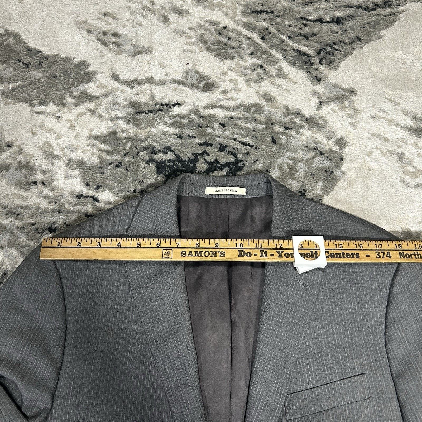 Lauren Ralph Lauren Lauren Ralph Lauren Blazer Sport Jacket 46 L Gray 100% Wool Size 46L - 8 Thumbnail