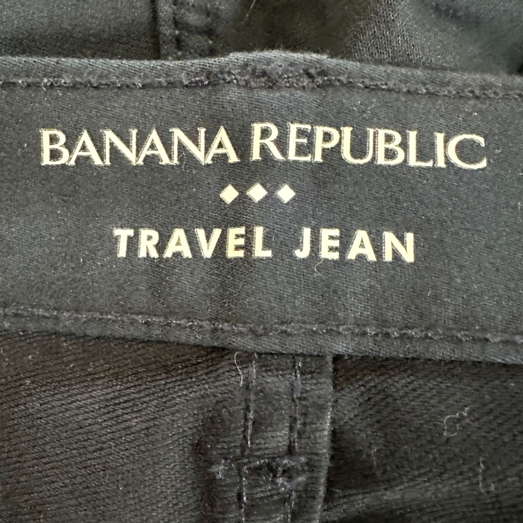 Banana Republic Banana Republic Travel Jeans Mens 36X34 Blue Slim Fit Straight Leg Denim Stretch Size US 36 / EU 52 - 3 Thumbnail