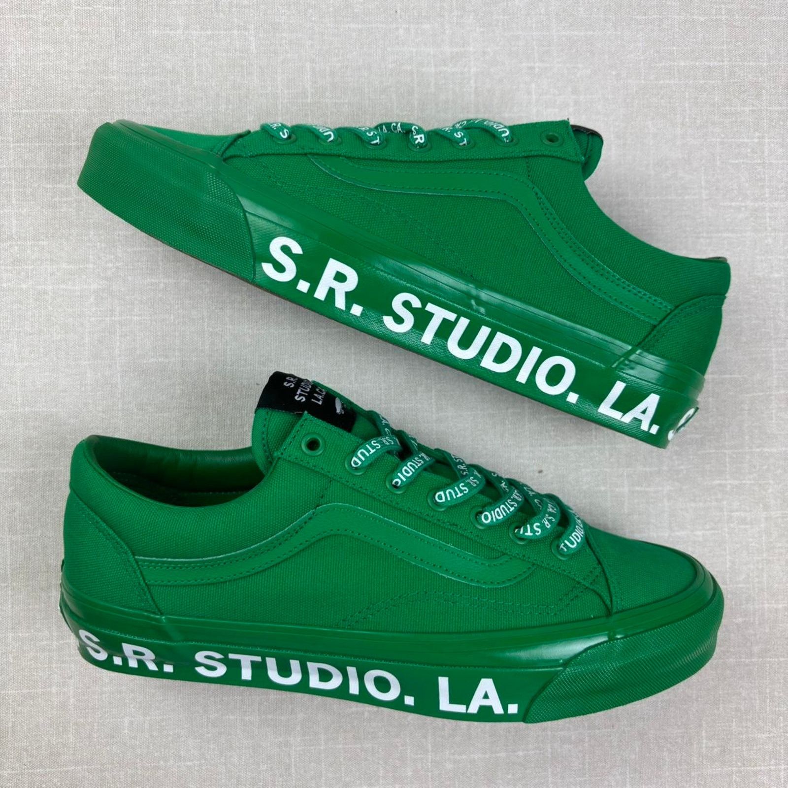 Vans S.R. Studio x Vans Old Skool Reissue 36 Vibram “Green” 13M Size US 13 / EU 46 - 2 Thumbnail