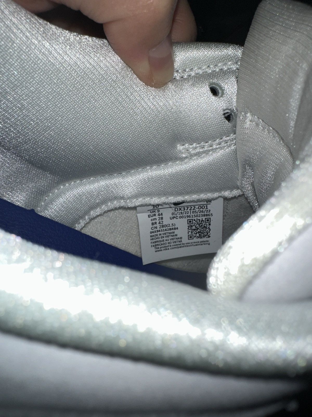 Nike Nike Dunk Low Wolf Grey Pure Platinum Size US 10 / EU 43 - 7 Thumbnail