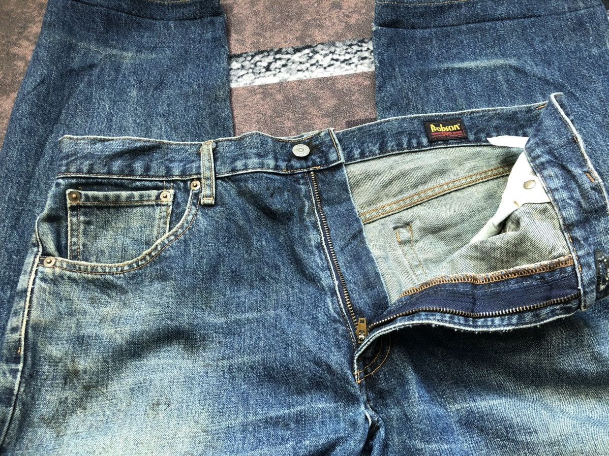 If Six Was Nine Vintage 80s Bobson Lot 512 Distressed Baggy Jeans Size US 38 / EU 54 - 11 Thumbnail
