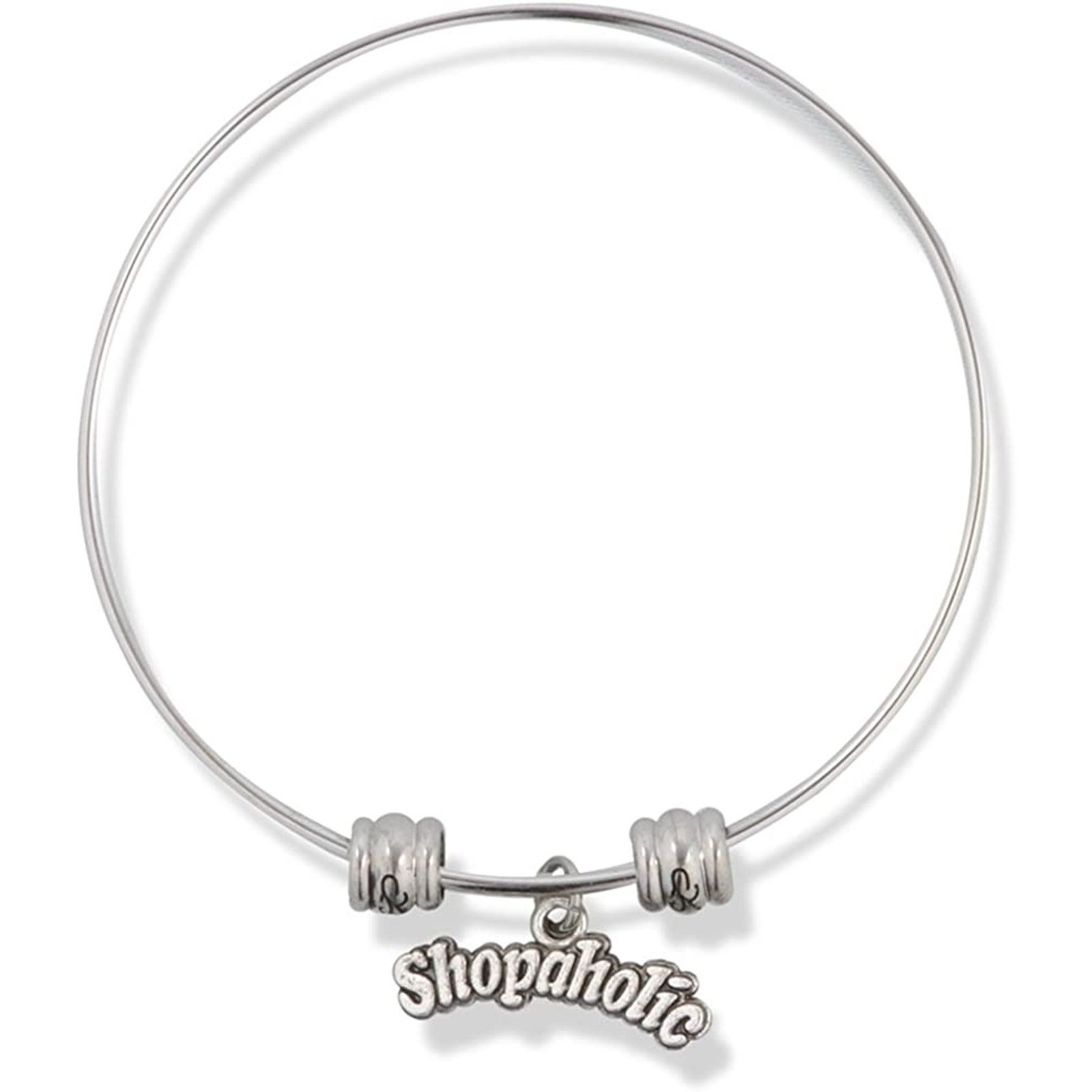 & Other Stories Shopaholic Text Fancy Charm Bangle Size ONE SIZE - 1 Thumbnail
