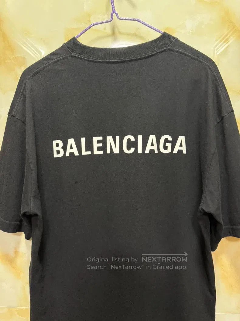 Balenciaga Balenciaga Black Logo Short Sleeve T-Shirt. Size US S / EU 44-46 / 1 - 2 Thumbnail