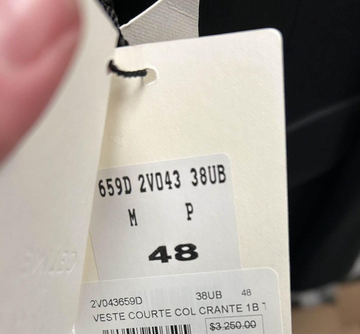 Celine Short Jacket in Grain de Poudre Size US M / EU 48-50 / 2 - 5 Thumbnail