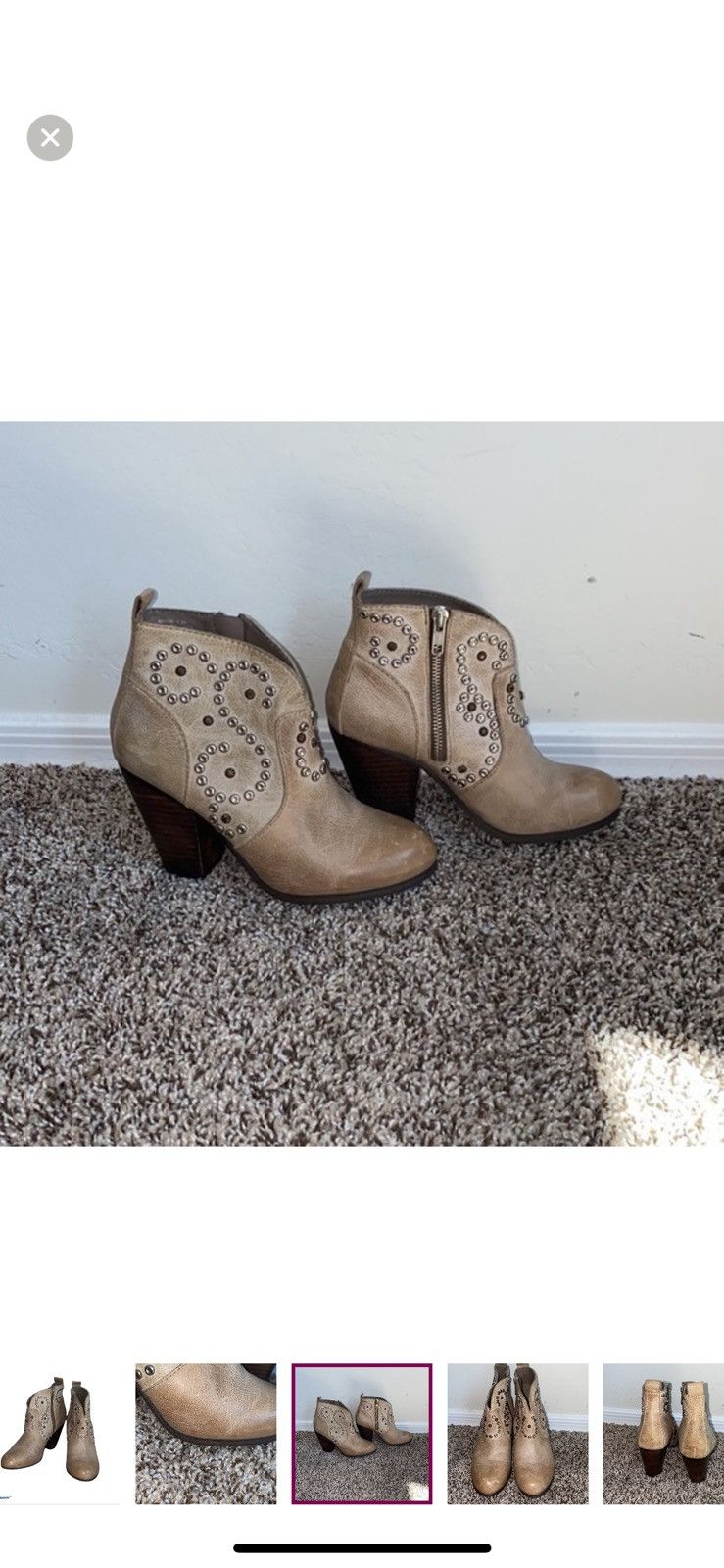 Steve Madden Steve Madden women’s awsum western heel booties size 5 1/2 Size US 5.5 / IT 35.5 - 5 Thumbnail
