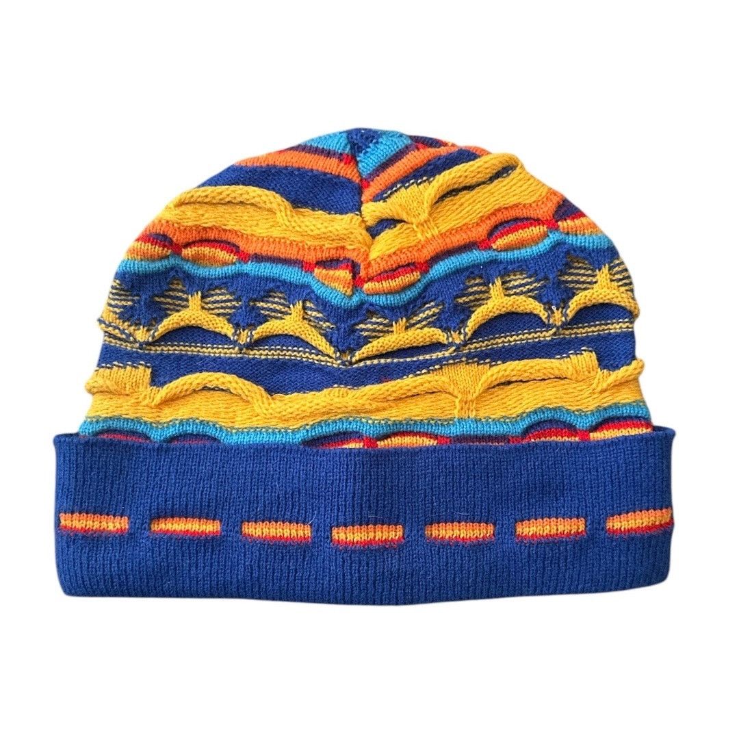 Vintage Vintage 3D Cable Knit Beanie Size ONE SIZE - 1 Preview