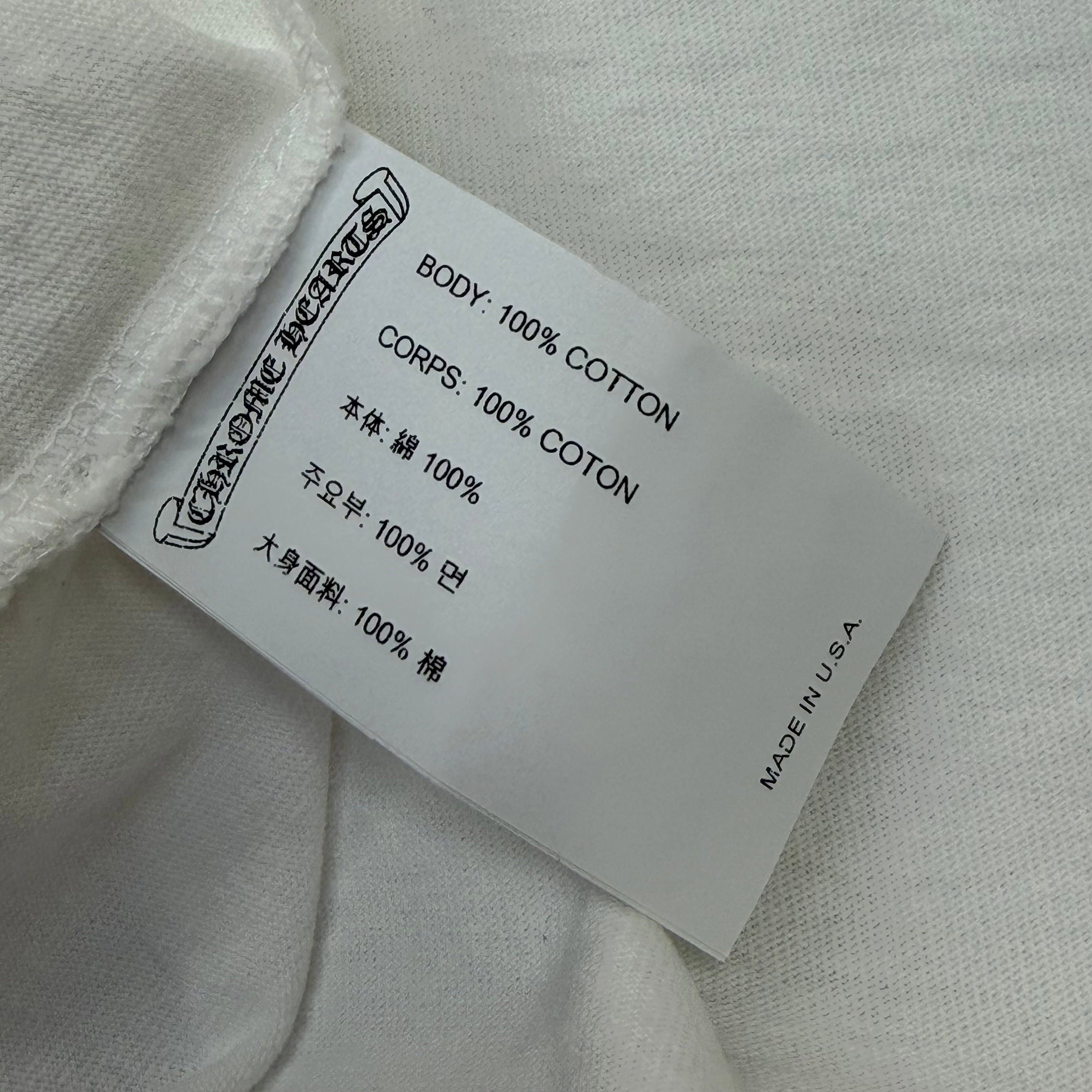 Chrome Hearts Chrome Hearts GRP Y NOT White Tee L Size US L / EU 52-54 / 3 - 6 Thumbnail