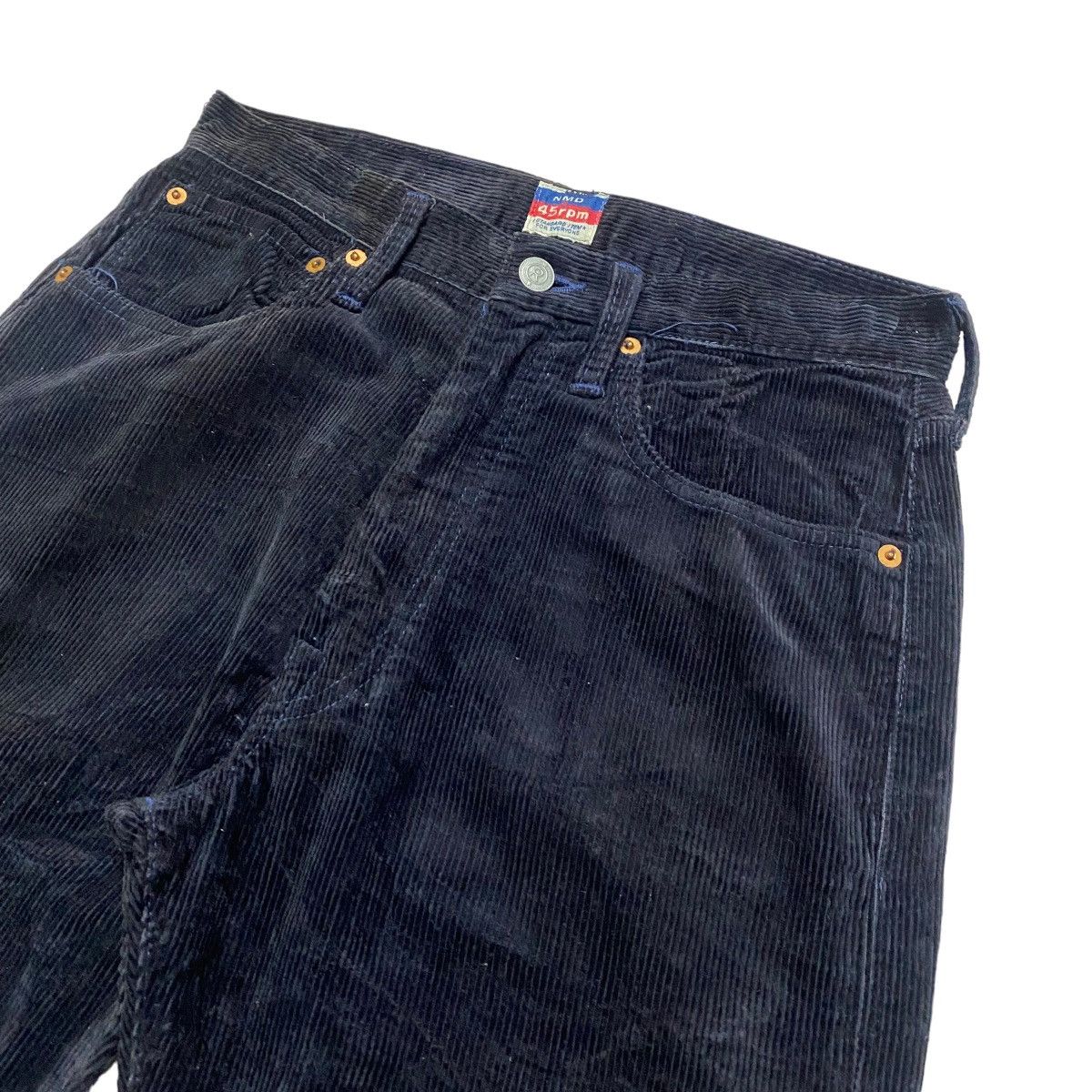 45rpm 45rpm Black Corduroy Pants Size US 29 - 1 Thumbnail