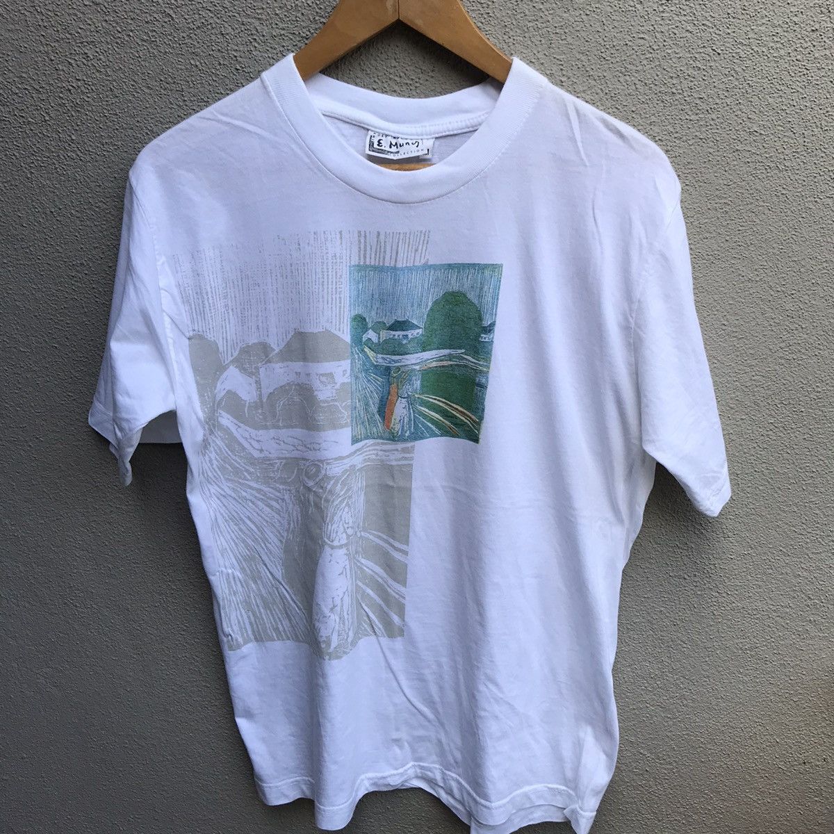 Arts & Science Vintage EDVARD MUNCH art tee the girls on bridge Size US M / EU 48-50 / 2 - 2 Thumbnail
