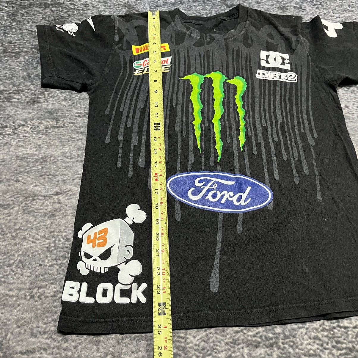 Vintage Ken Block Monster Energy DC Shoes Alpinestars Y2K T Shirt Size US S / EU 44-46 / 1 - 13 Thumbnail