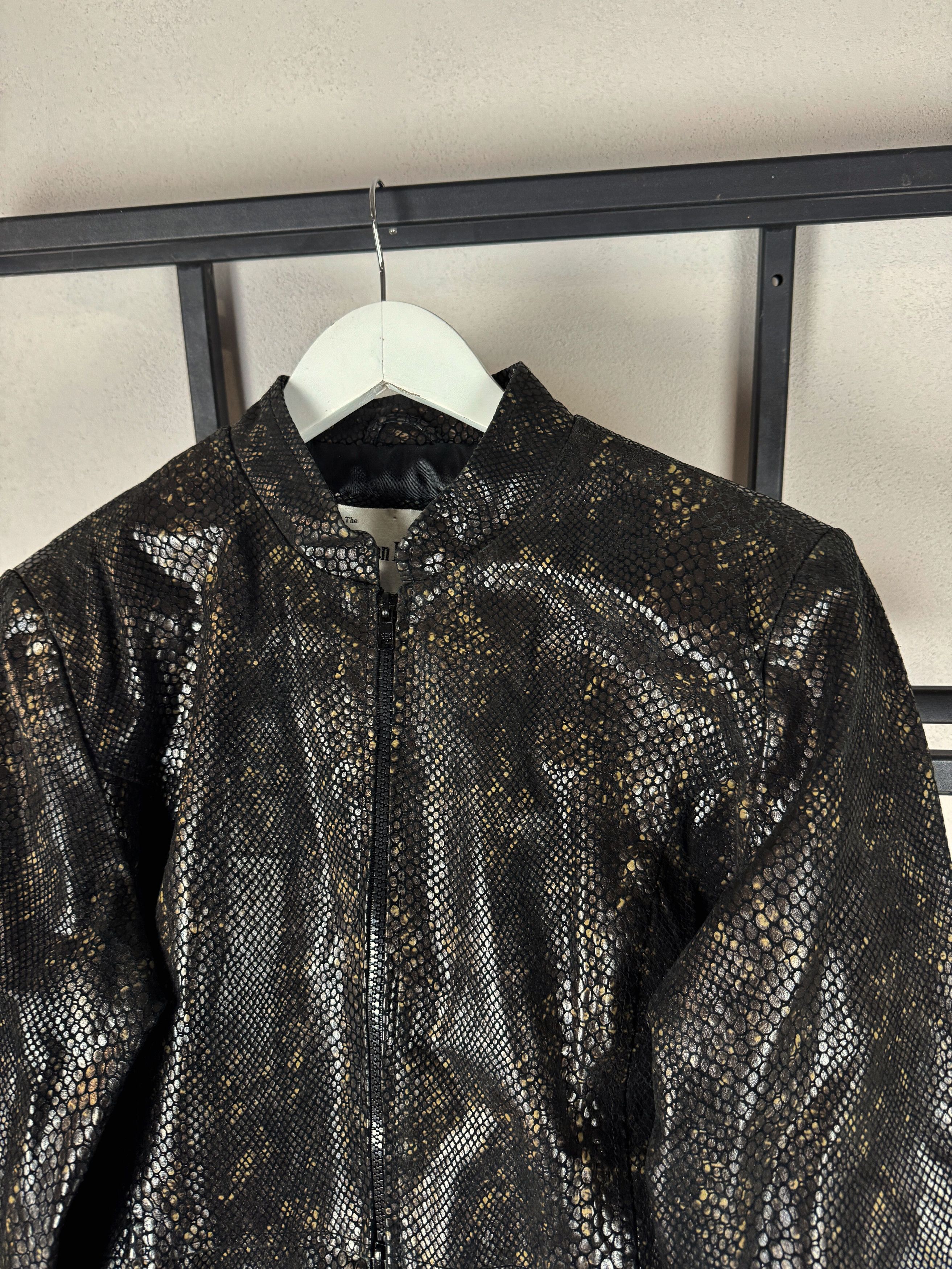 Yohji Yamamoto Black Snake Embossed Leather Jacket Minimal Archive Y2K Size US S / EU 44-46 / 1 - 11 Thumbnail