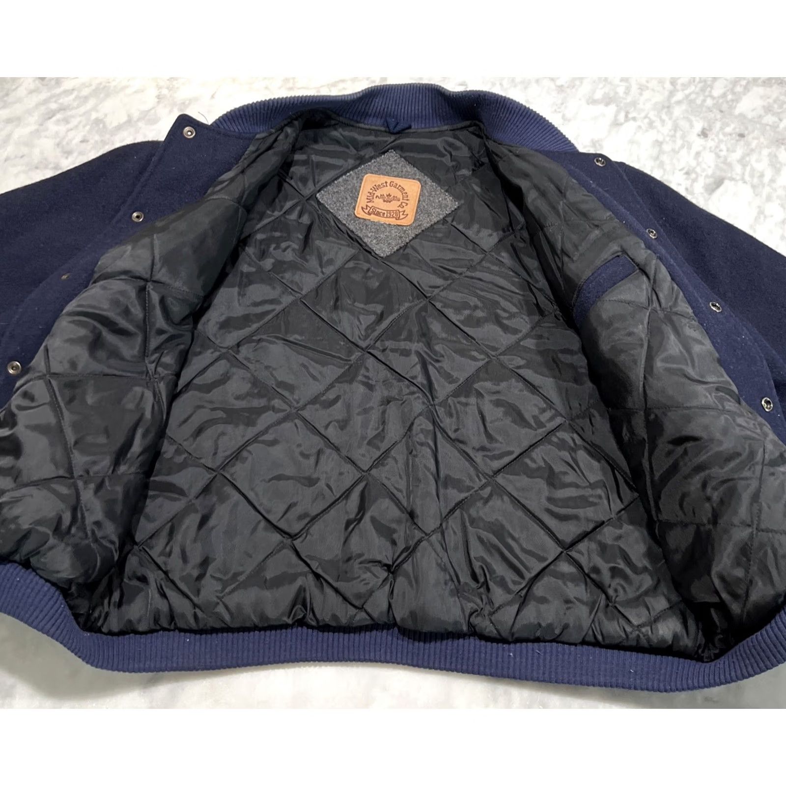 Vintage VINTAGE Mid-West Garment Co. Jacket Geometric Wool Lined Aztec Embroidered Snap Pockets Mens Large Jacket Size US L / EU 52-54 / 3 - 5 Thumbnail