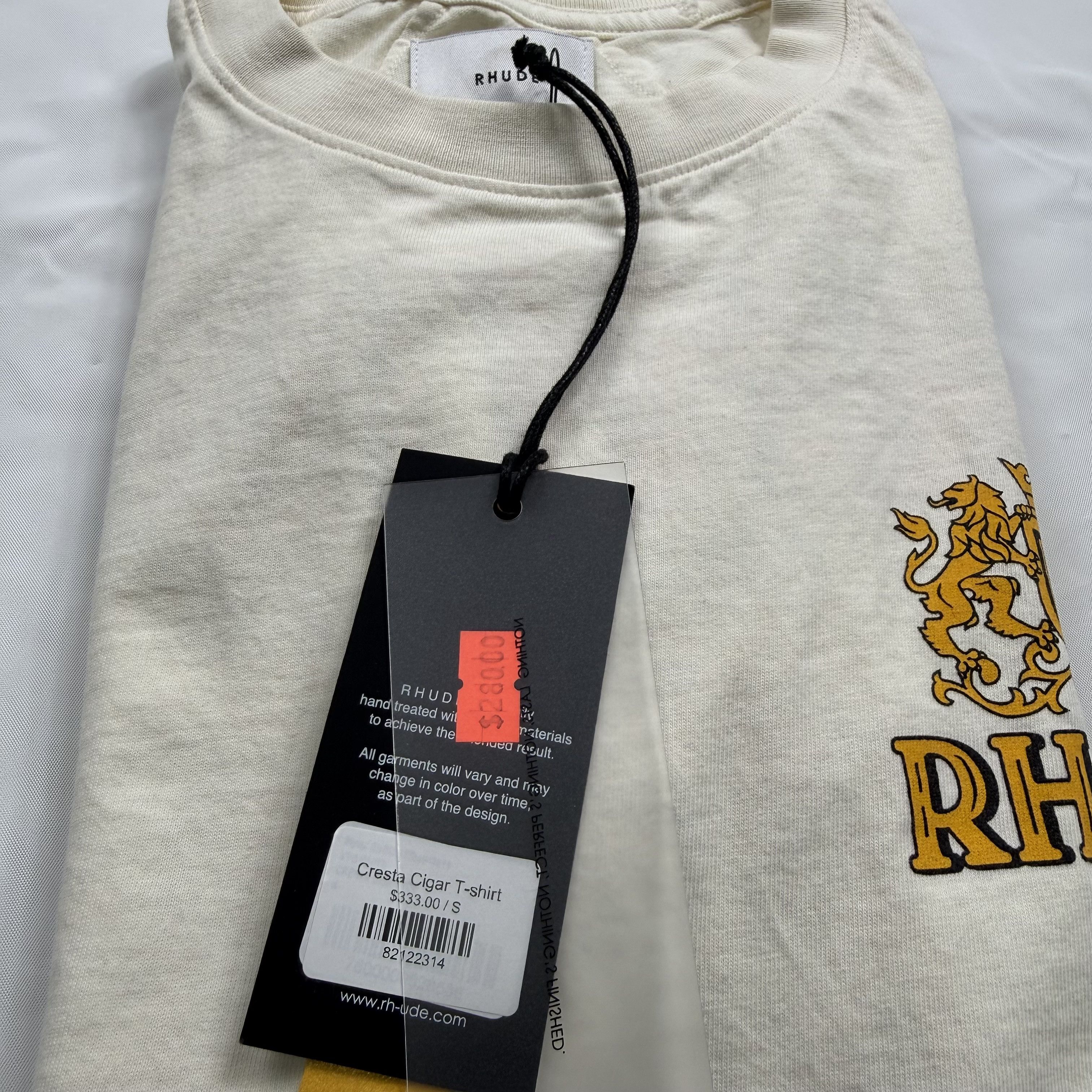 Rhude Premium Cigars Graphic T-Shirt Mens Small - www.benaras.co