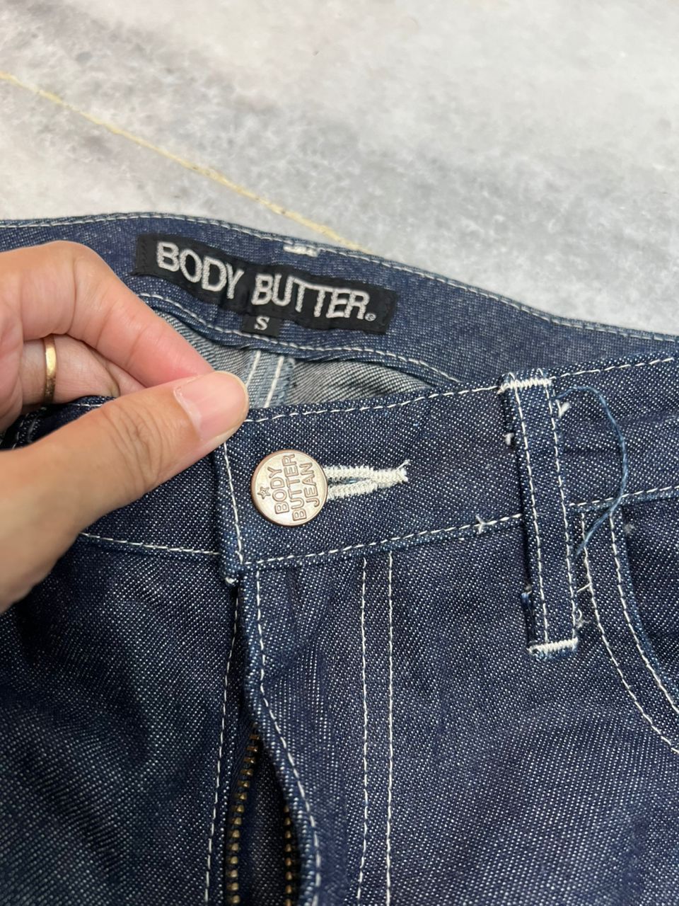 Japanese Brand Body Butter Denim Jeans Flare Design Size US 31 - 9 Thumbnail