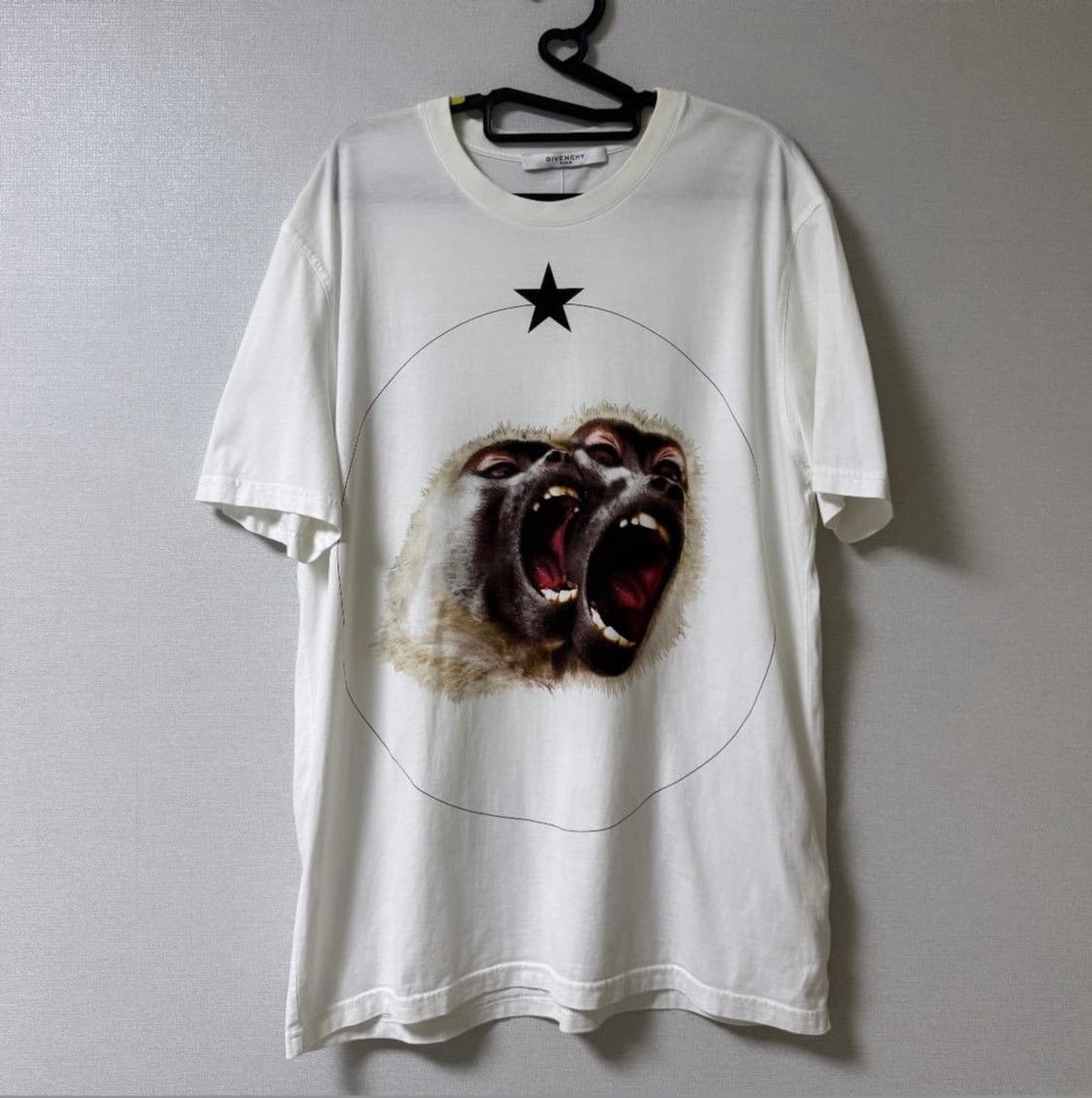 Givenchy Givenchy White Screaming Monkeys Tee Size US XL / EU 56 / 4 - 3 Thumbnail