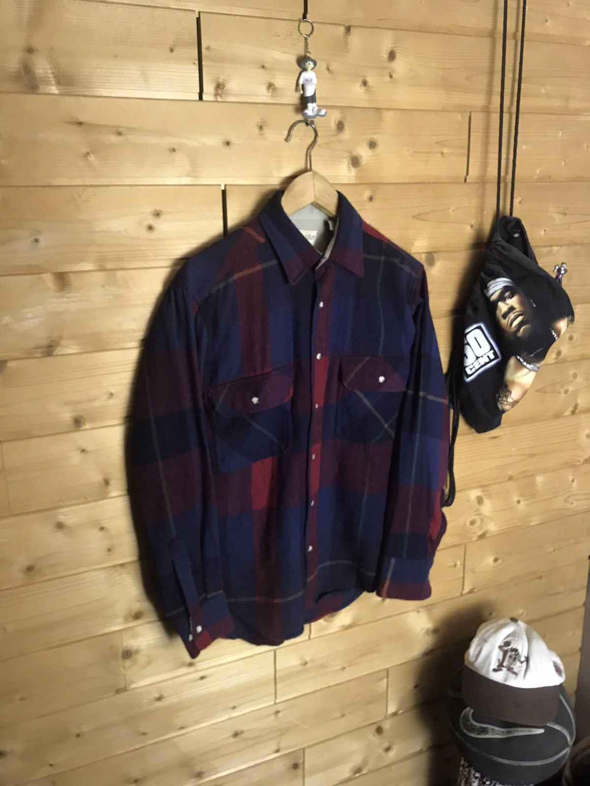 Vintage 80's 90's St. Johns Bay plaid flannel shirt