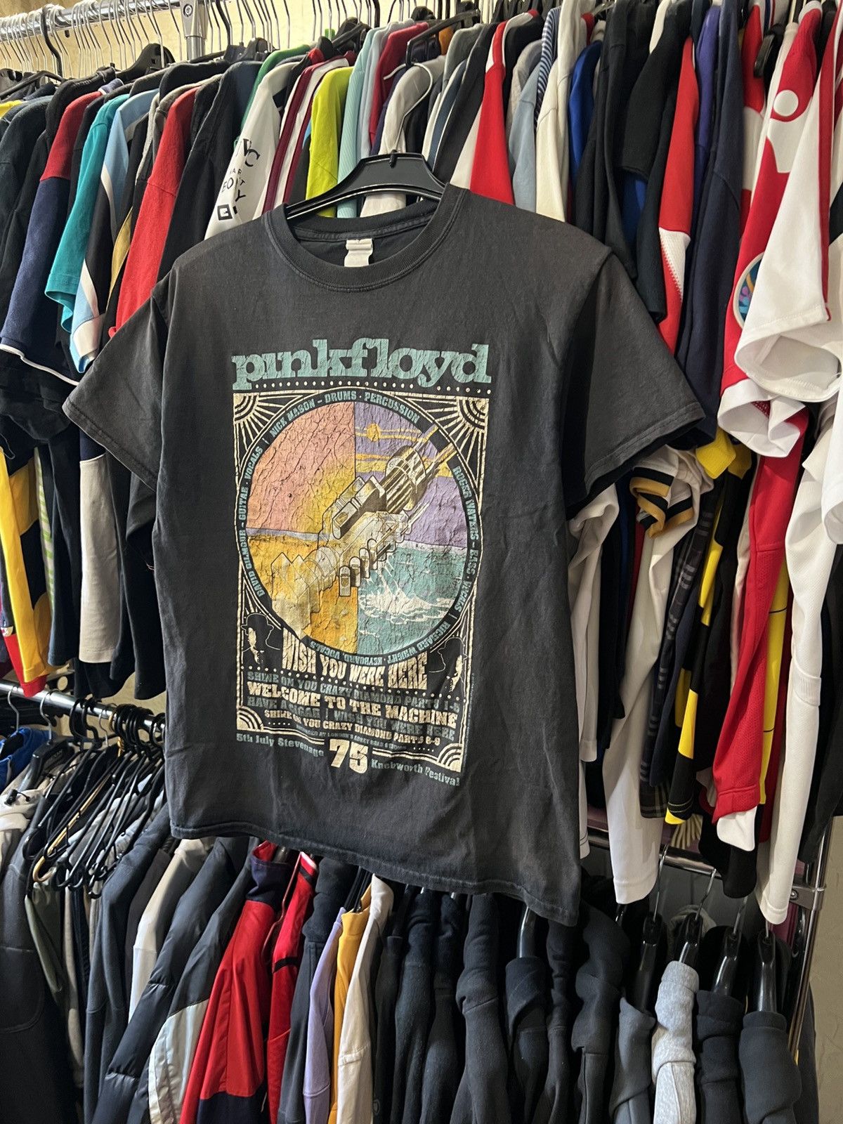 Vintage 2016/2018 VINTAGE PINK FLOYD WISH YOU WERE HERE AOP BAND ROC Size US M / EU 48-50 / 2 - 1 Thumbnail