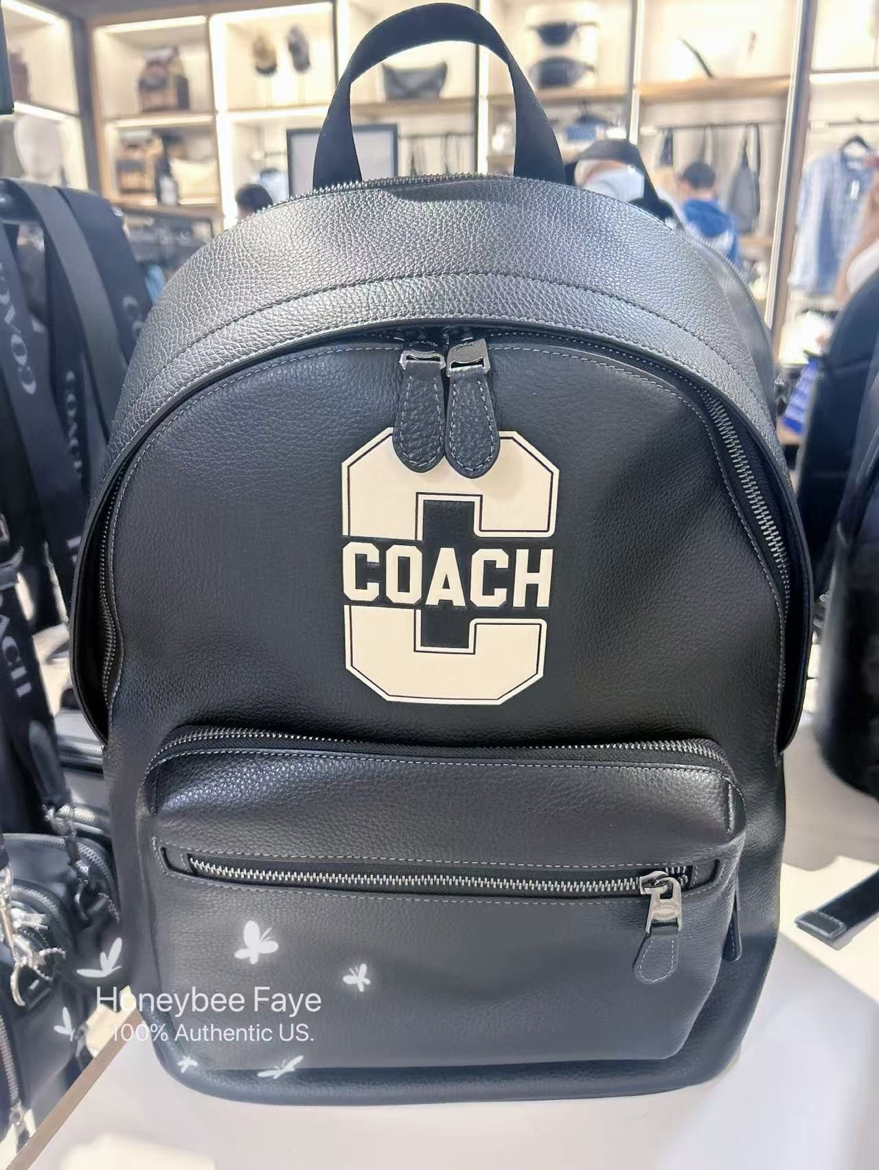 Coach West Backpack With Varsity Motif CAK16 Size ONE SIZE - 1 Thumbnail