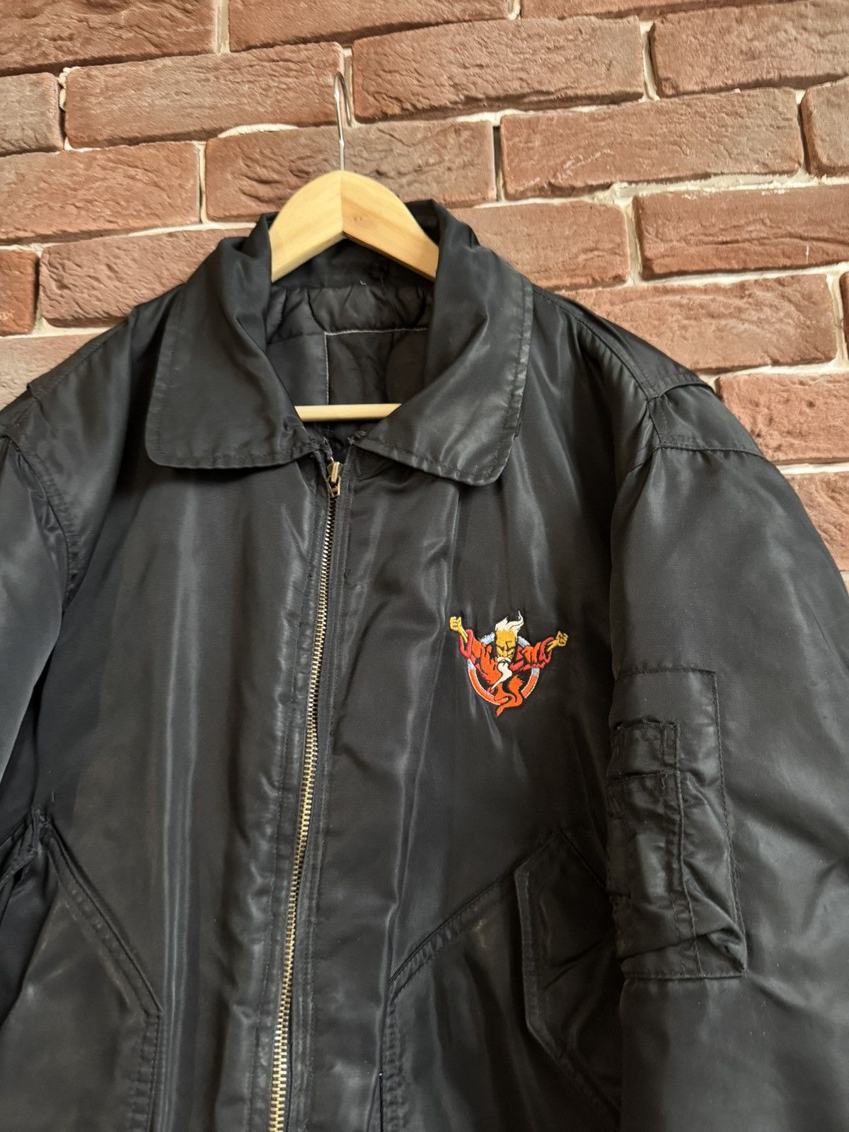 Thunderdome Rare 90s 1994 Thunderdome Bomber Jacket Gabber Hardcore Band Size US XL / EU 56 / 4 - 5 Thumbnail