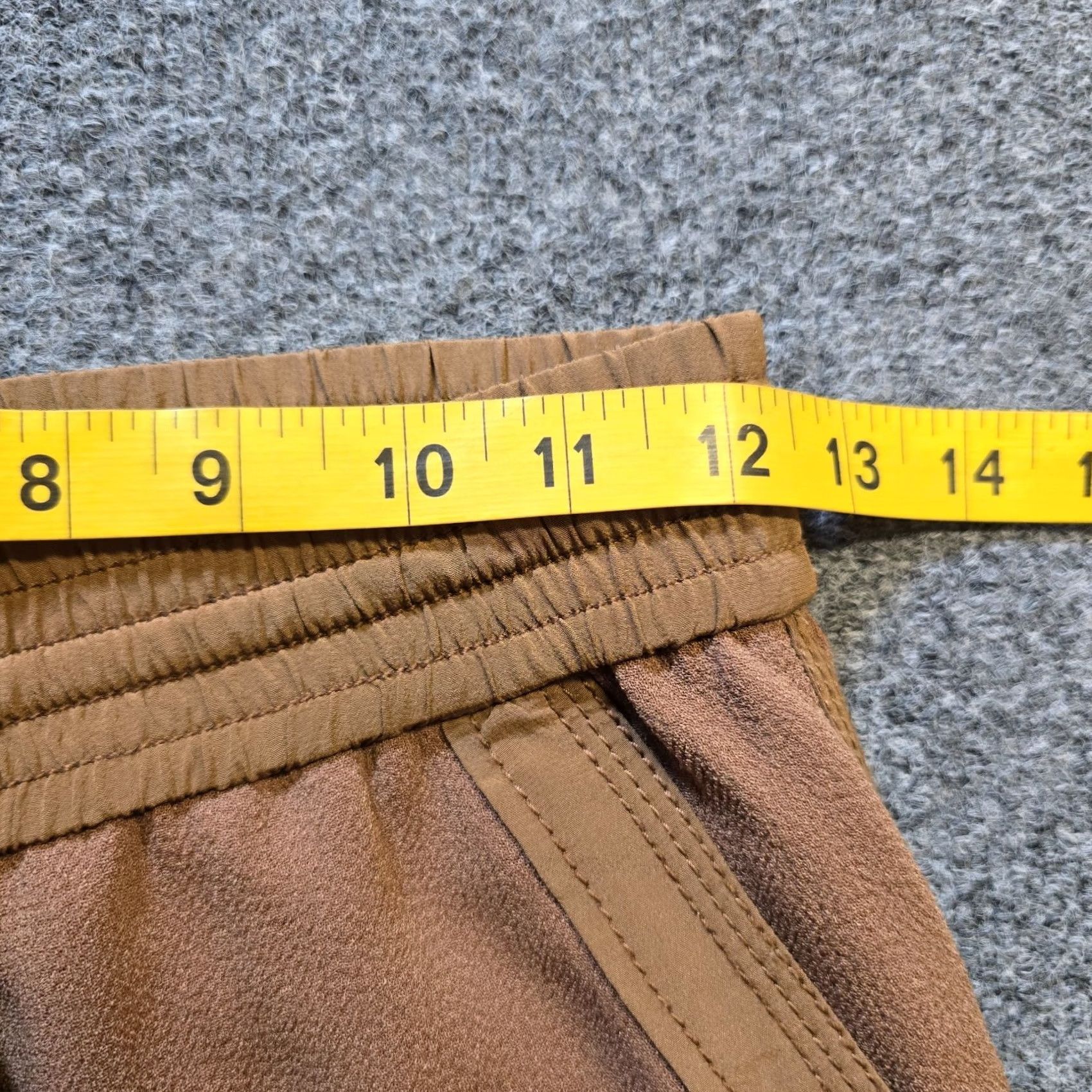 Vintage Wilfred Pants Womens Size 0 Brown Textured Crepe Pull On Pockets Aritzia Casual Pants Women Size 25" / US 0 / IT 36 - 5 Thumbnail