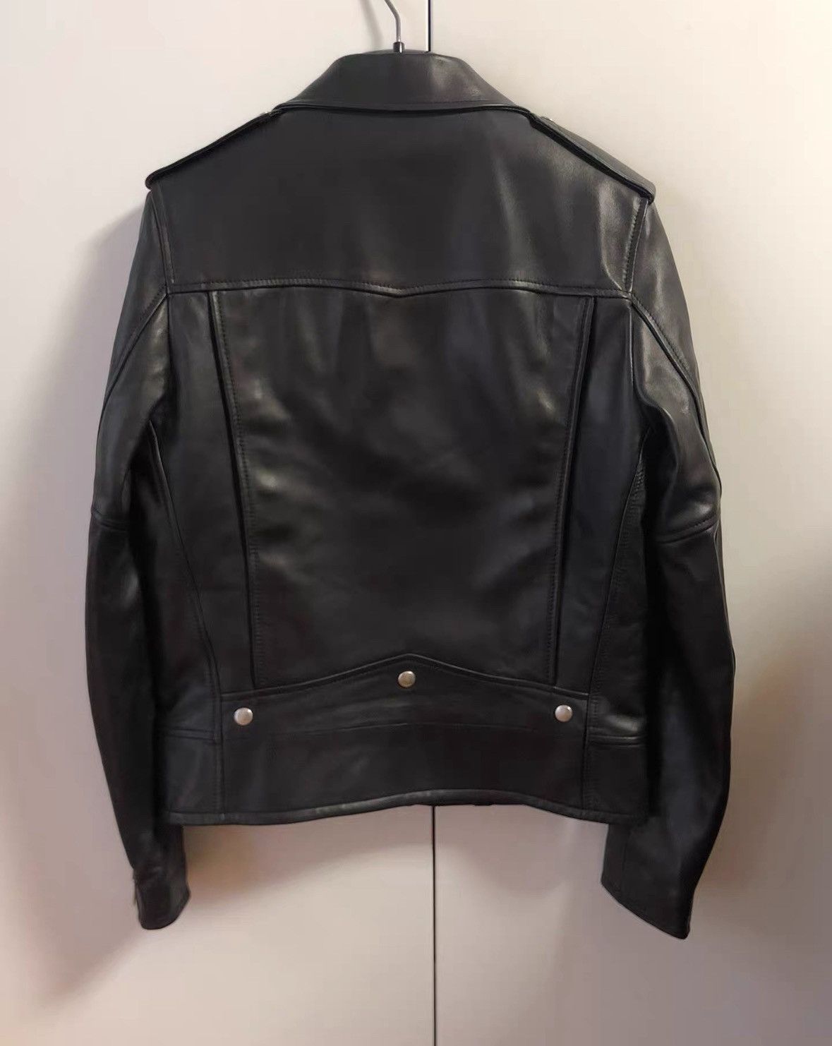 Saint Laurent Paris × Yves Saint Laurent Saint Laurent 16ss motorcycle leather jacket2410-Nextarrow Size US M / EU 48-50 / 2 - 5 Thumbnail