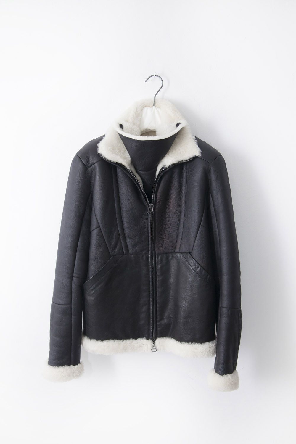 Giuliano Fujiwara AW10 Geo shearling leather jacket Size US S / EU 44-46 / 1 - 1 Thumbnail