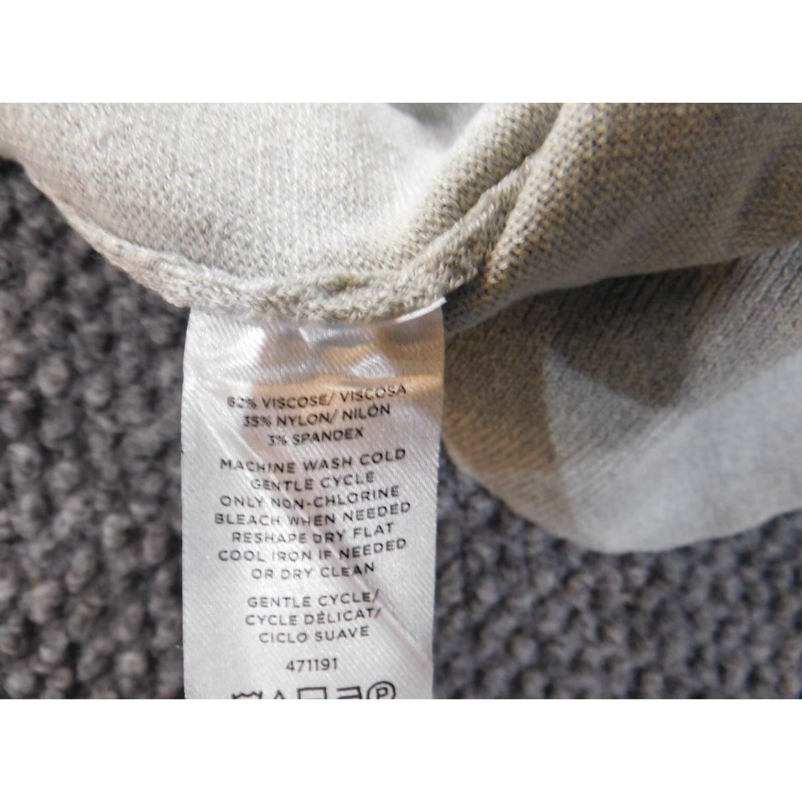 Ann Taylor Ann Taylor Sweater Pullover Womens Small Gray Knit Viscose Stretch Casual Size S / US 4 / IT 40 - 6 Thumbnail
