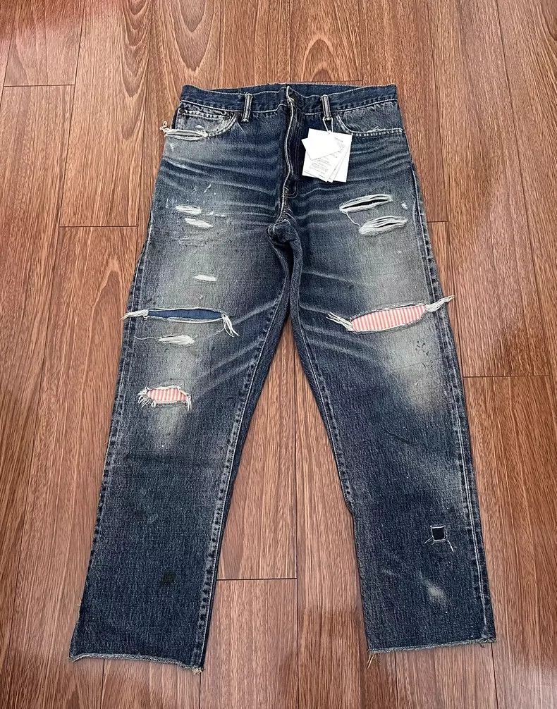 Visvim Visvim size 2 JOURNEYMAN PANTS TACKED CRASH Buyi Fabric Pat Size US 28 / EU 44 - 1 Thumbnail