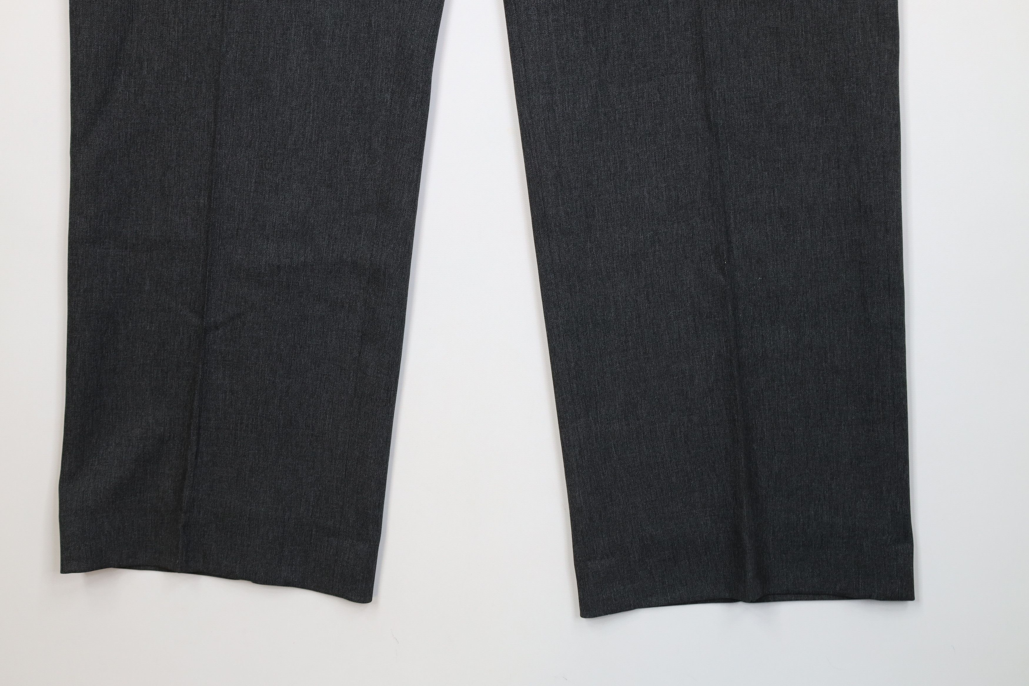 Vintage Vintage 70s Streetwear Knit Flared Wide Leg Chino Pants Gray Size US 44 / EU 60 - 4 Thumbnail
