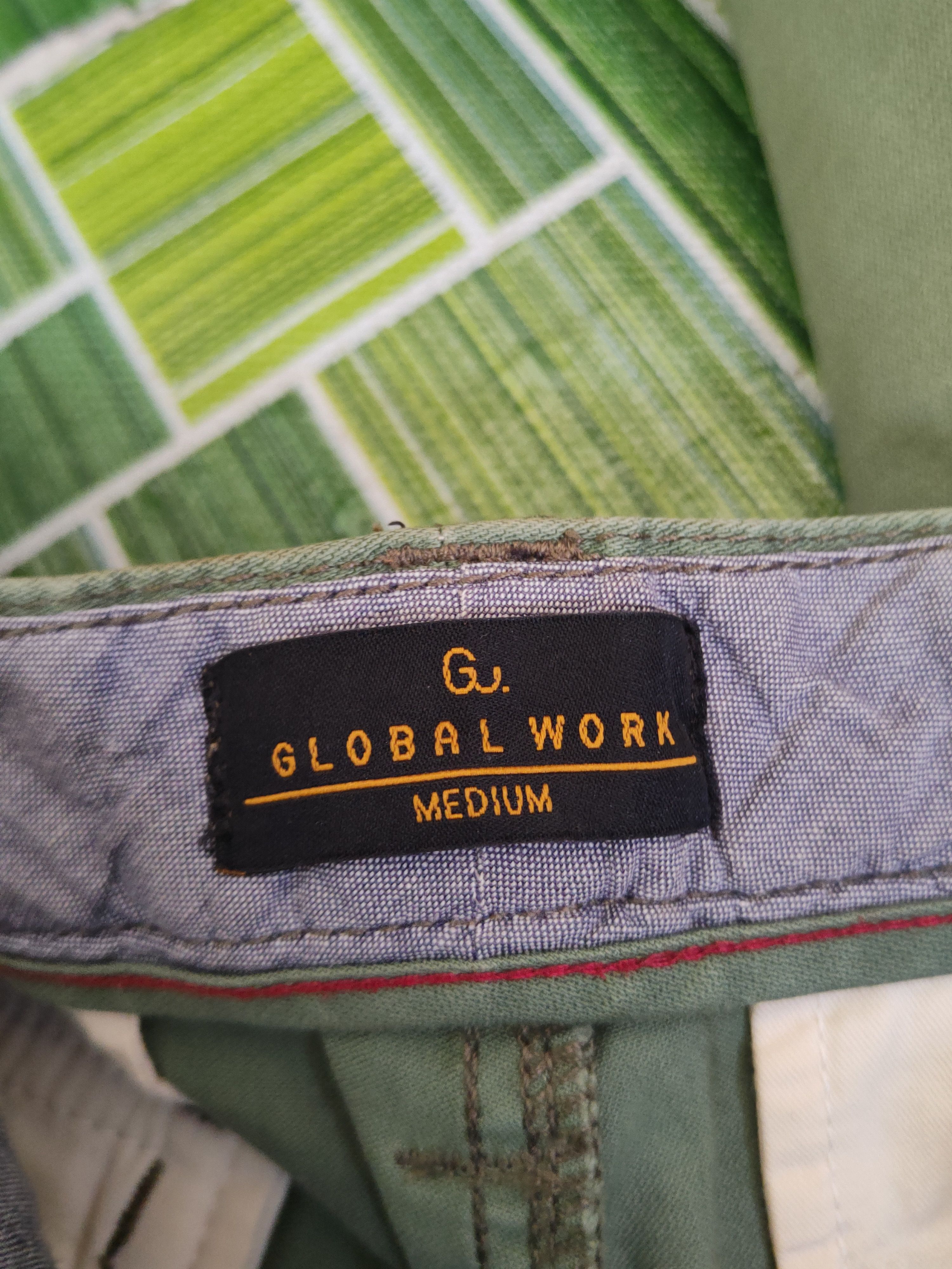 Global Work DL Global Work Green Multipocket Cargo Pants #46-297 Size US 32 / EU 48 - 13 Thumbnail