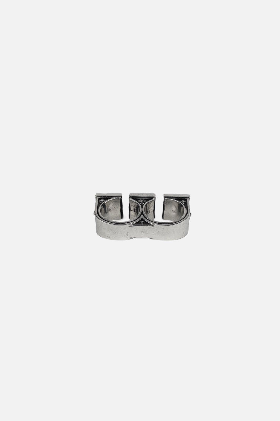 Chrome Hearts Chrome Hearts Brass Knuckles Double Ring Size 7 | Grailed