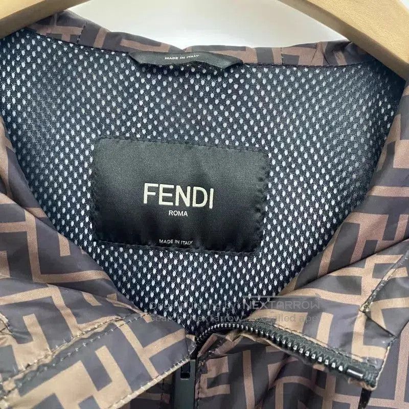 Fendi Brown XL Hooded Jacket with Monogram Pattern. Size US XL / EU 56 / 4 - 3 Thumbnail