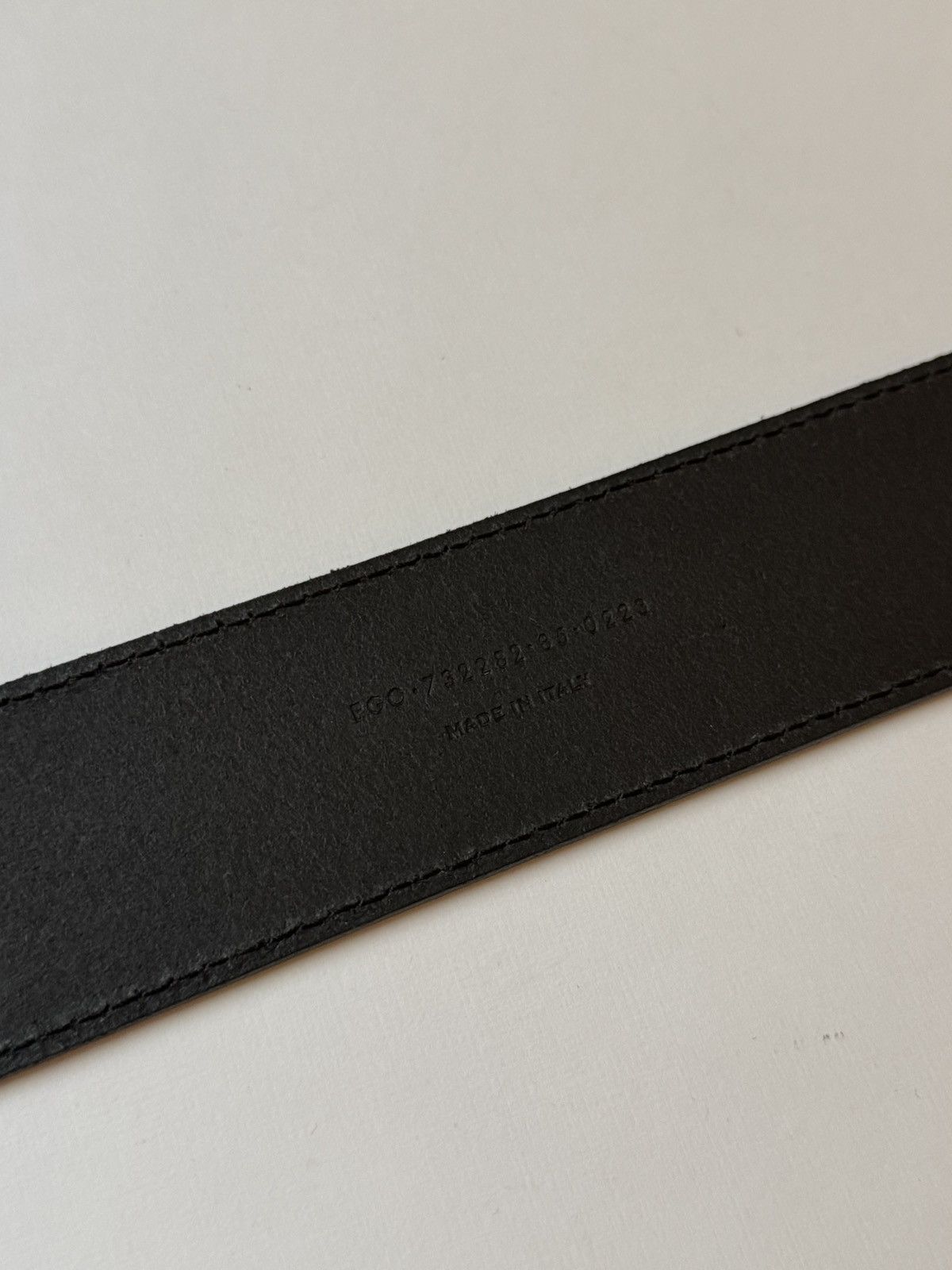 Saint Laurent Paris Saint Laurent Paris Men’s Leather Belt Size ONE SIZE - 6 Thumbnail