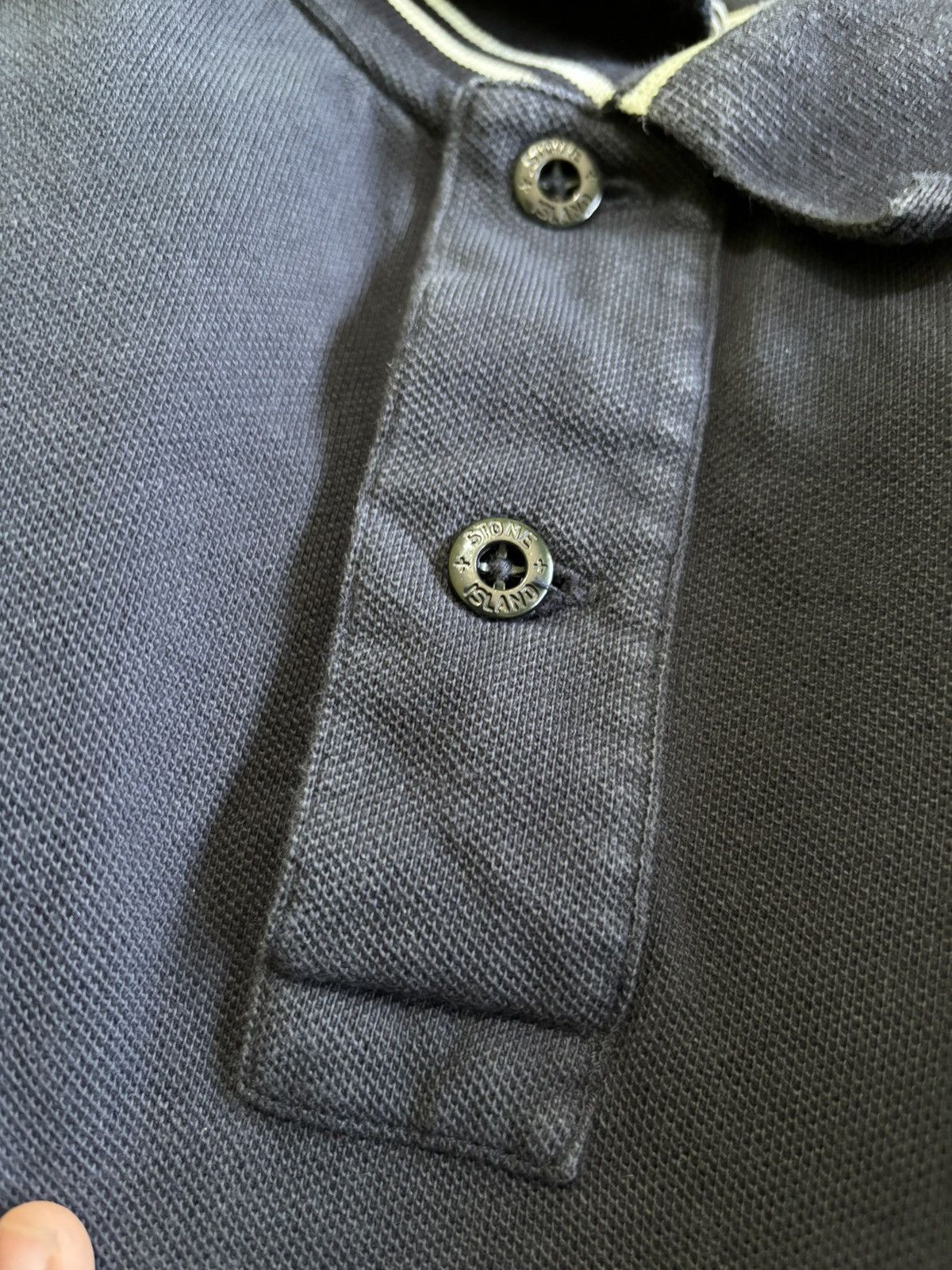 Stone Island Longslevve Polo Stone Island Patch Casual Size US L / EU 52-54 / 3 - 4 Thumbnail