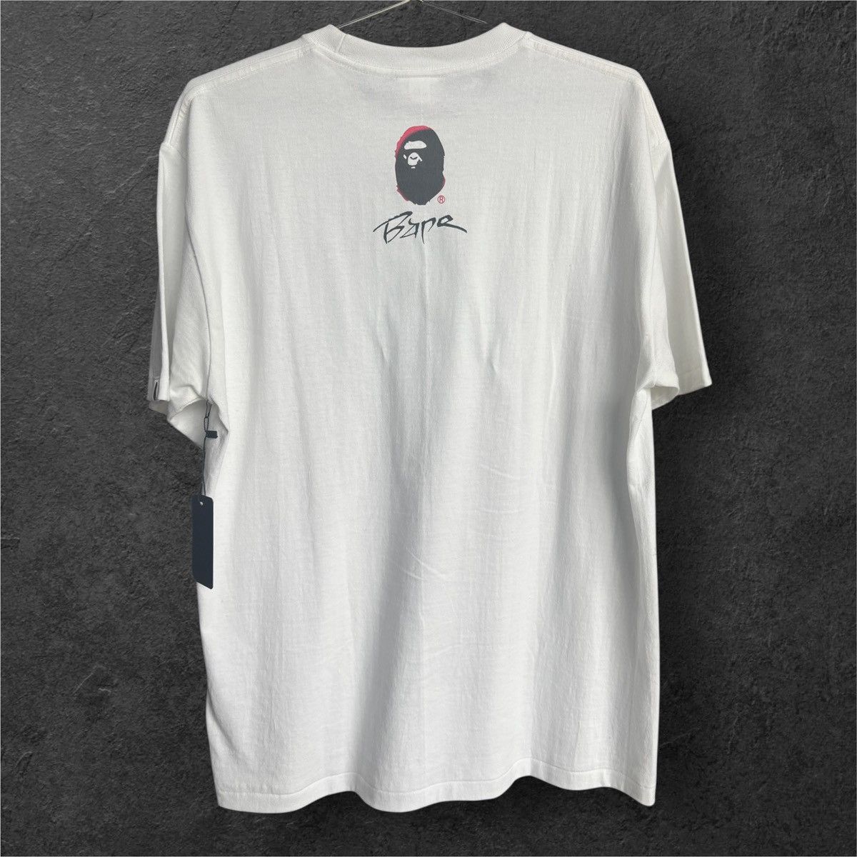 Bape BAPE BACKSTREET TEE WHITE SIZE XL Size US XL / EU 56 / 4 - 2 Thumbnail