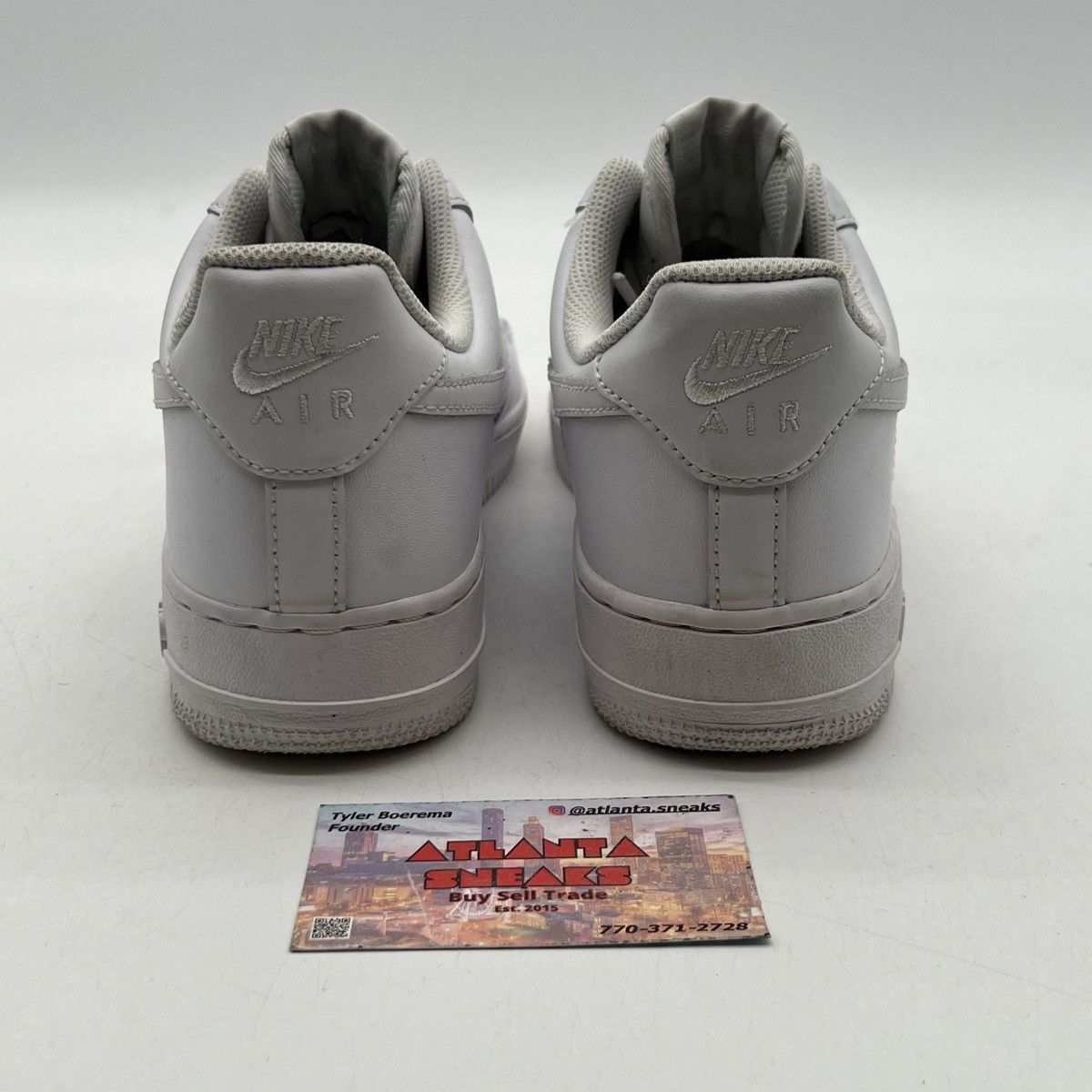 Nike Wmns Air Force 1 triple white Size US 9 / EU 42 - 3 Thumbnail