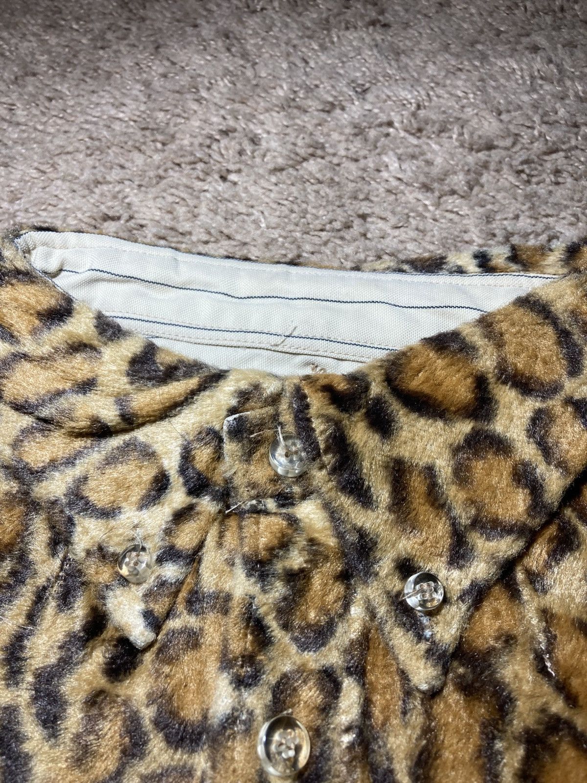 20471120 AW97 20471120 Leopard Button Down Shirt Deep Pile Fleece 90s Size US M / EU 48-50 / 2 - 3 Thumbnail