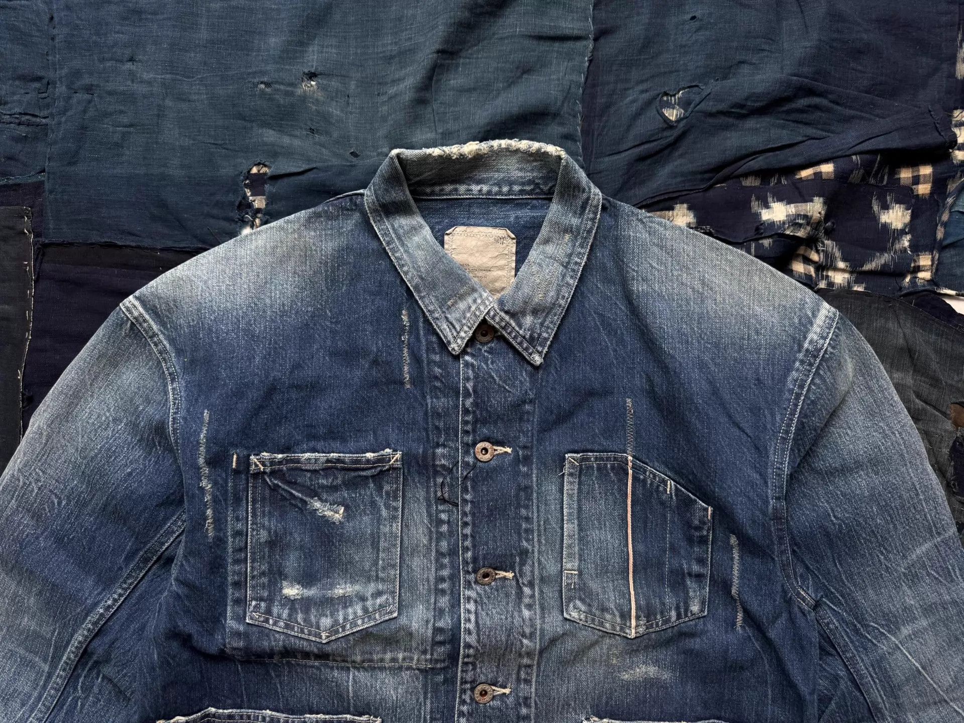 Madness MADNESS 24FW 4P Denim Jkt JPN Washed Distressed S Size US S / EU 44-46 / 1 - 4 Thumbnail