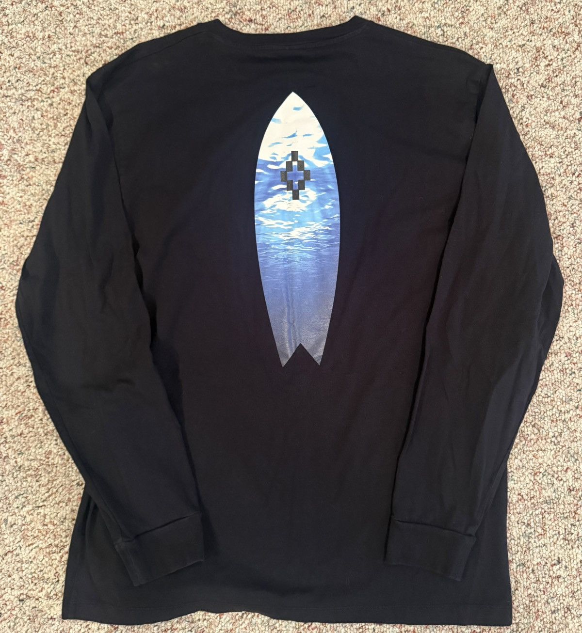 Marcelo Burlon Marcelo Burlon Waves Long Sleeve Shirt Size US S / EU 44-46 / 1 - 3 Thumbnail