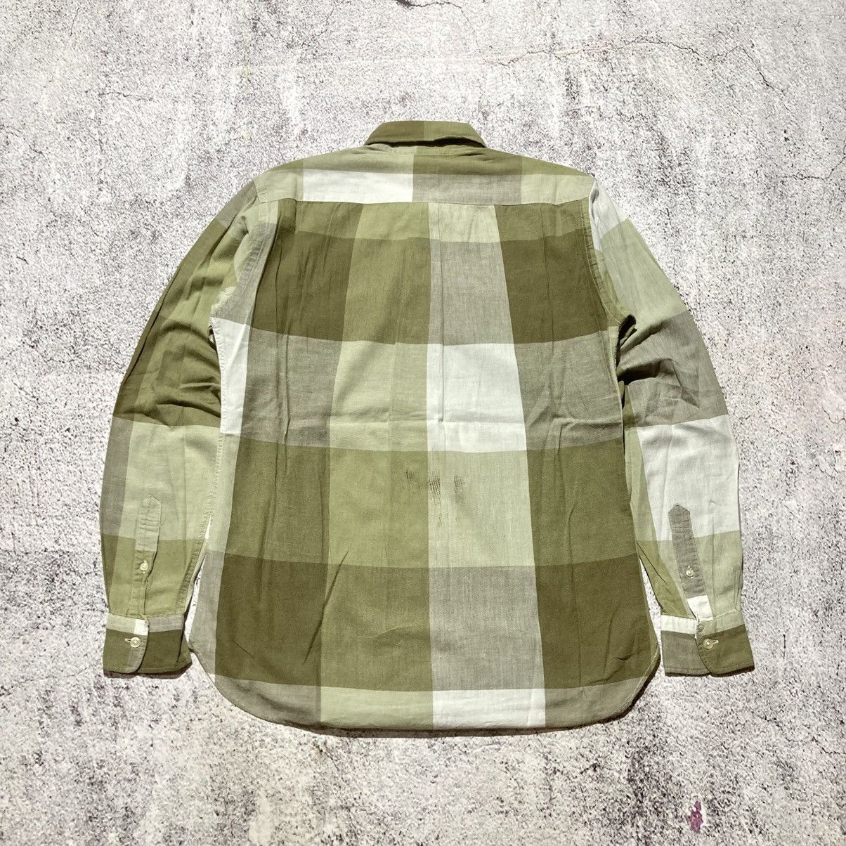 Japanese Brand 2000s Beams Heart Brick Block Motif Shirt Button Up Size US L / EU 52-54 / 3 - 10 Thumbnail