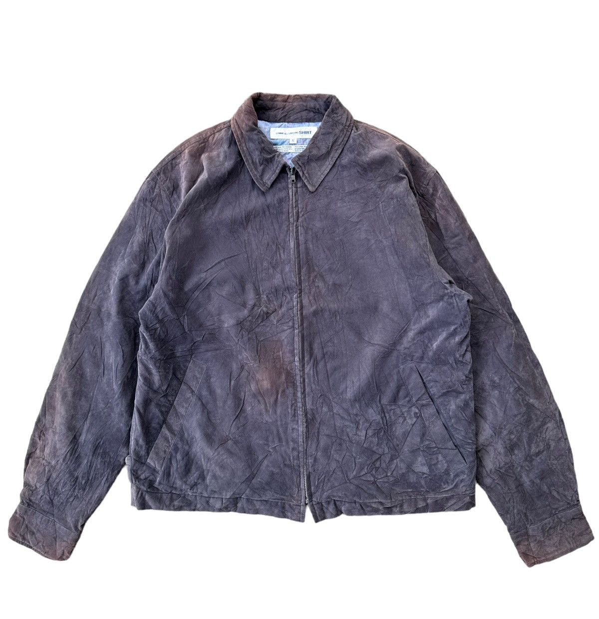 Comme des Garcons Comme des garcons shirt velvet zipper jacket Size US M / EU 48-50 / 2 - 1 Thumbnail