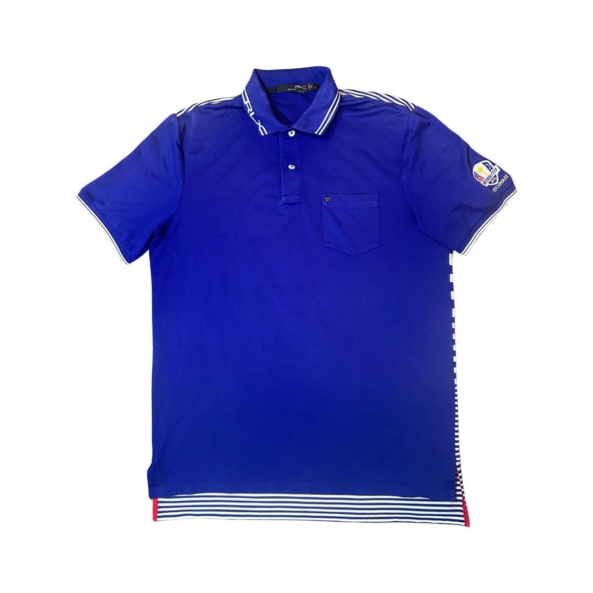 RLX Ralph Lauren RLX Ralph Lauren Blue Ryder Cup 2012 Medinah Polo EUC S Size US S / EU 44-46 / 1 - 1 Thumbnail