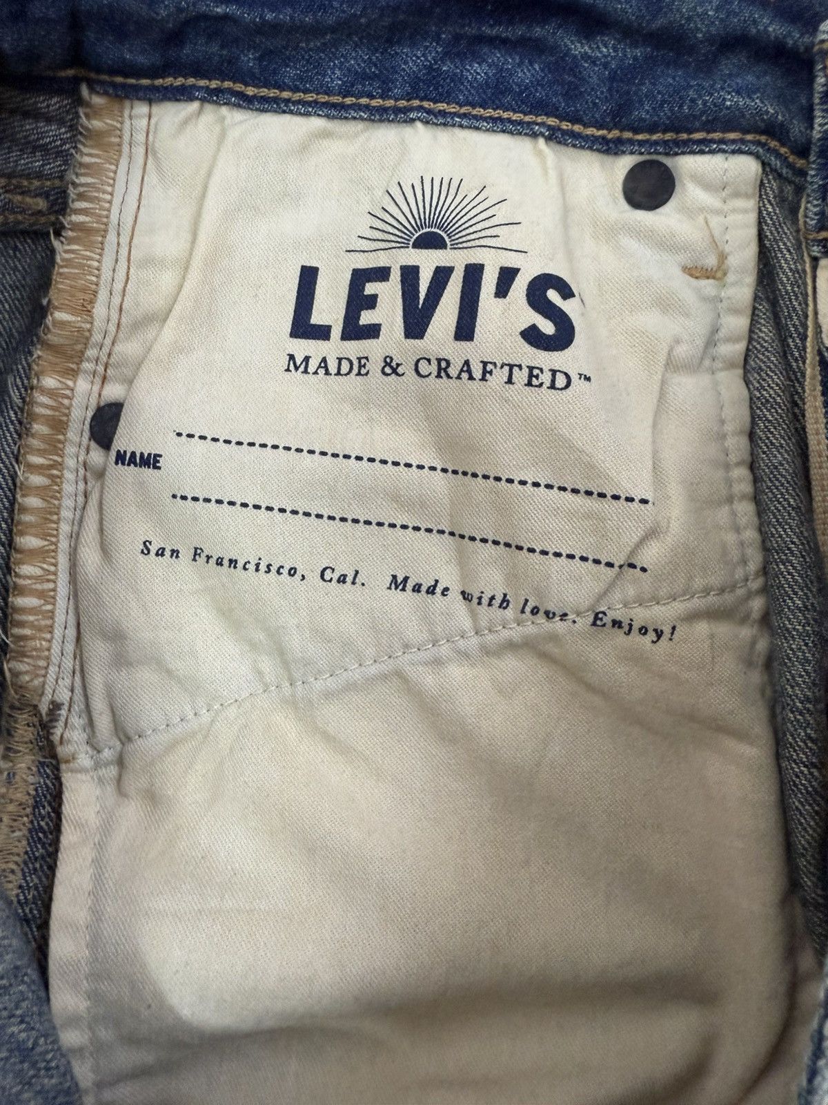 Levi's Vintage Clothing Vintage Levis Made & Crafted Japan Selvedge Denim Jeans Size US 28 / EU 44 - 22 Thumbnail