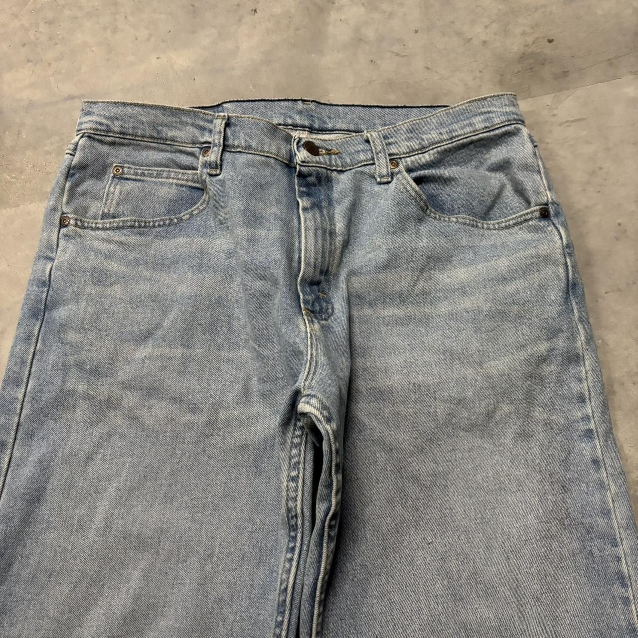 Japanese Brand × Vintage Crazy Vintage Y2K/2000s Light Wash Essential Denim Jeans! Size US 32 / EU 48 - 5 Thumbnail